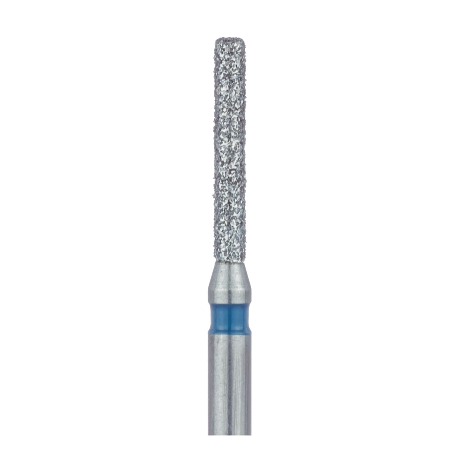 Meisinger 842-012-FG Diamond Bur, Round Edge Extra Long Cylinder, Medium Grit (Blue), 1.2 mm Diameter, 8 mm Working Length, Friction Grip, 5/Pack thumbnail 3