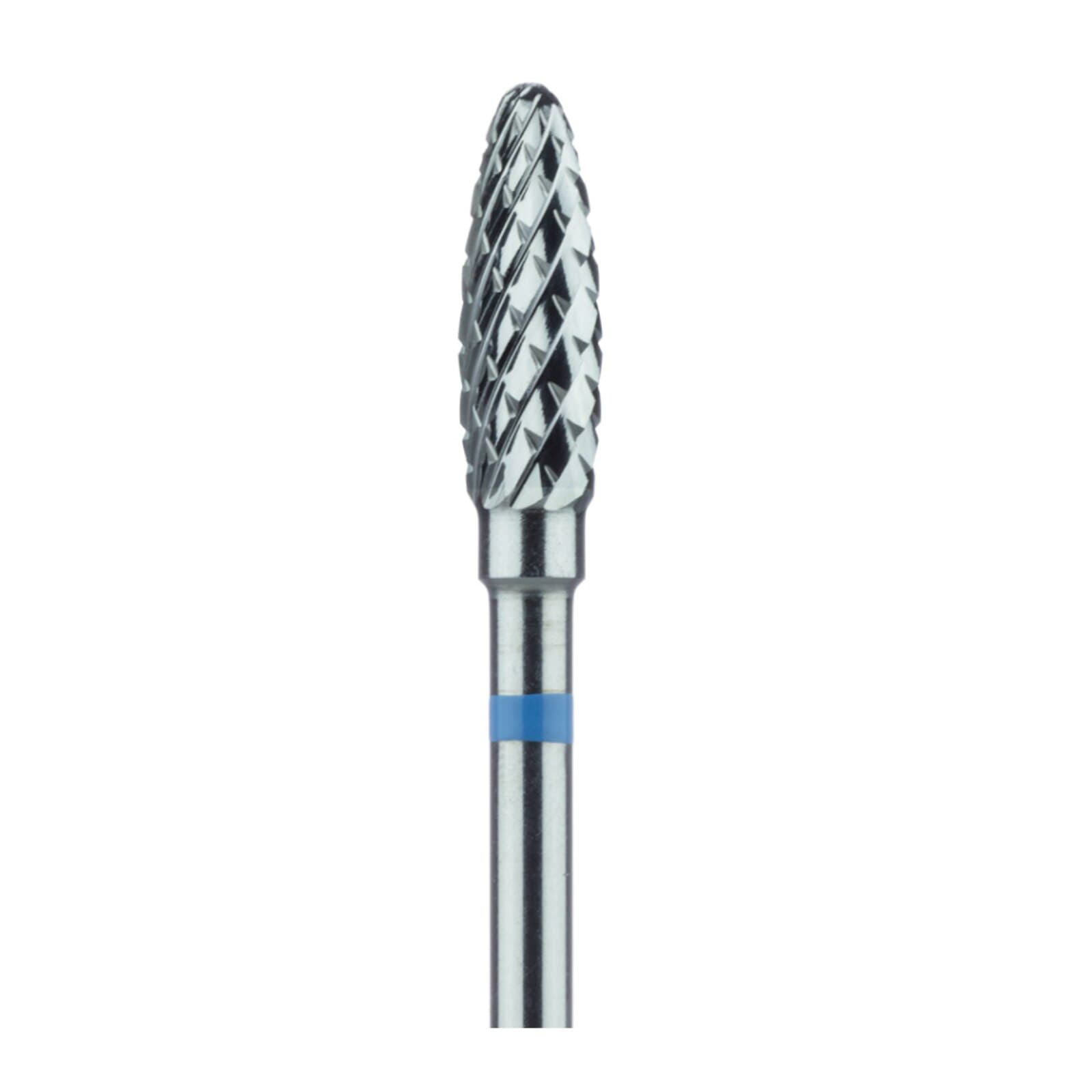 Meisinger Lab Carbide Bur HM250GX-040-HP, 4.0mm Round End Acrylic Taper X-Cut Medium, HP Handpiece thumbnail 2