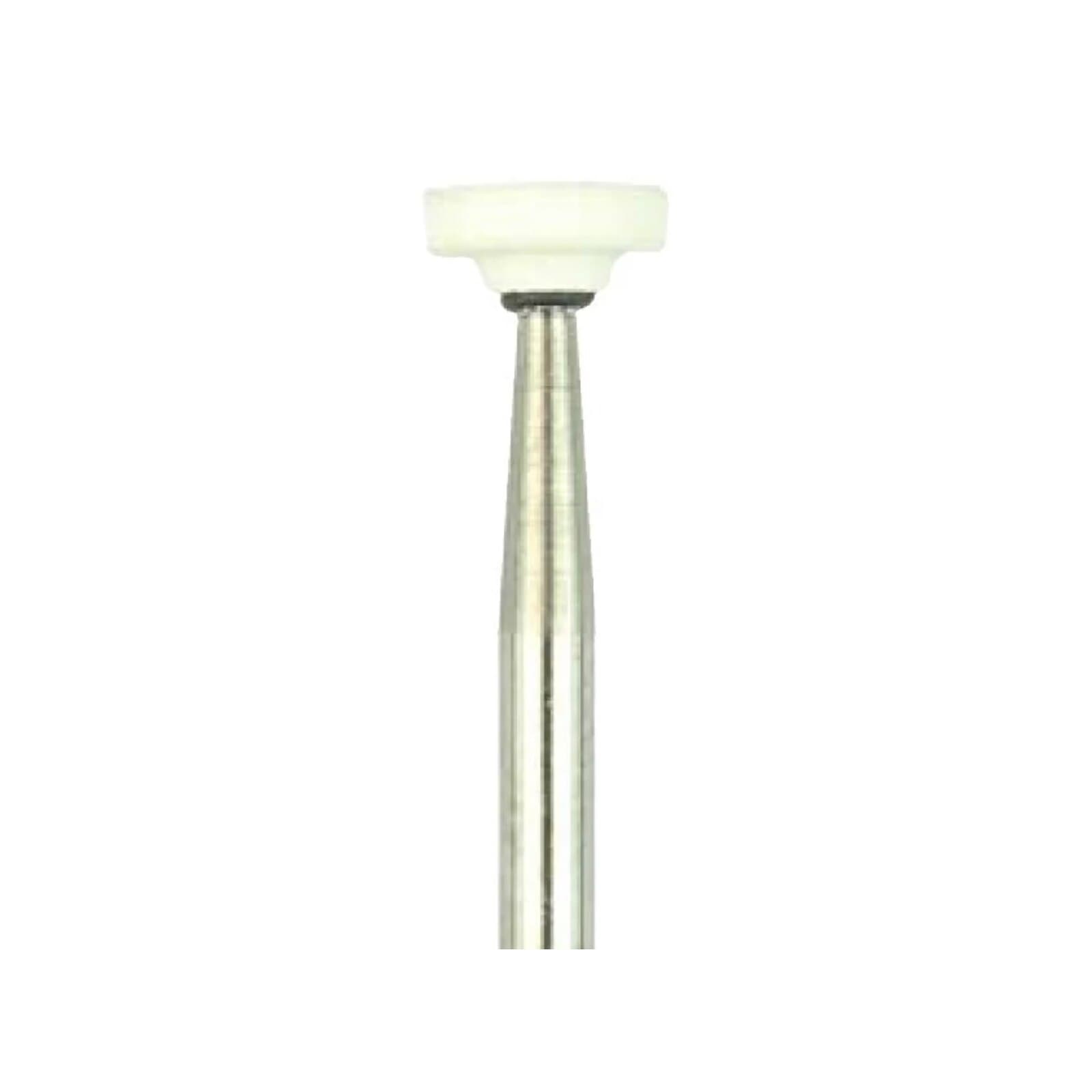Shofu Dura-White Stones, CA (Contra Angle) WH4, Aluminum Oxide Finishing Stones, White, 12/Pk - Dura-White Stones - CA - WH4 - Image 1