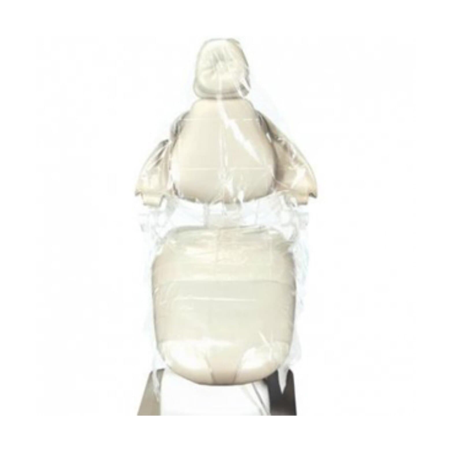 Plasdent Wide Full Chair Cover, 44"W x 54"L, Clear, 150/Box, PS106 thumbnail 3