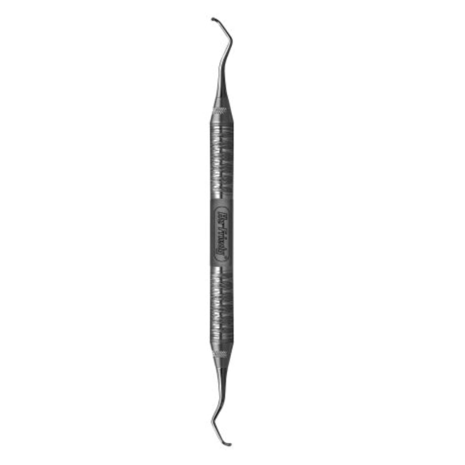 Hu-Friedy 2 DeMarco Double-End Furcation Curette, #6 Satin Steel Handle thumbnail 2