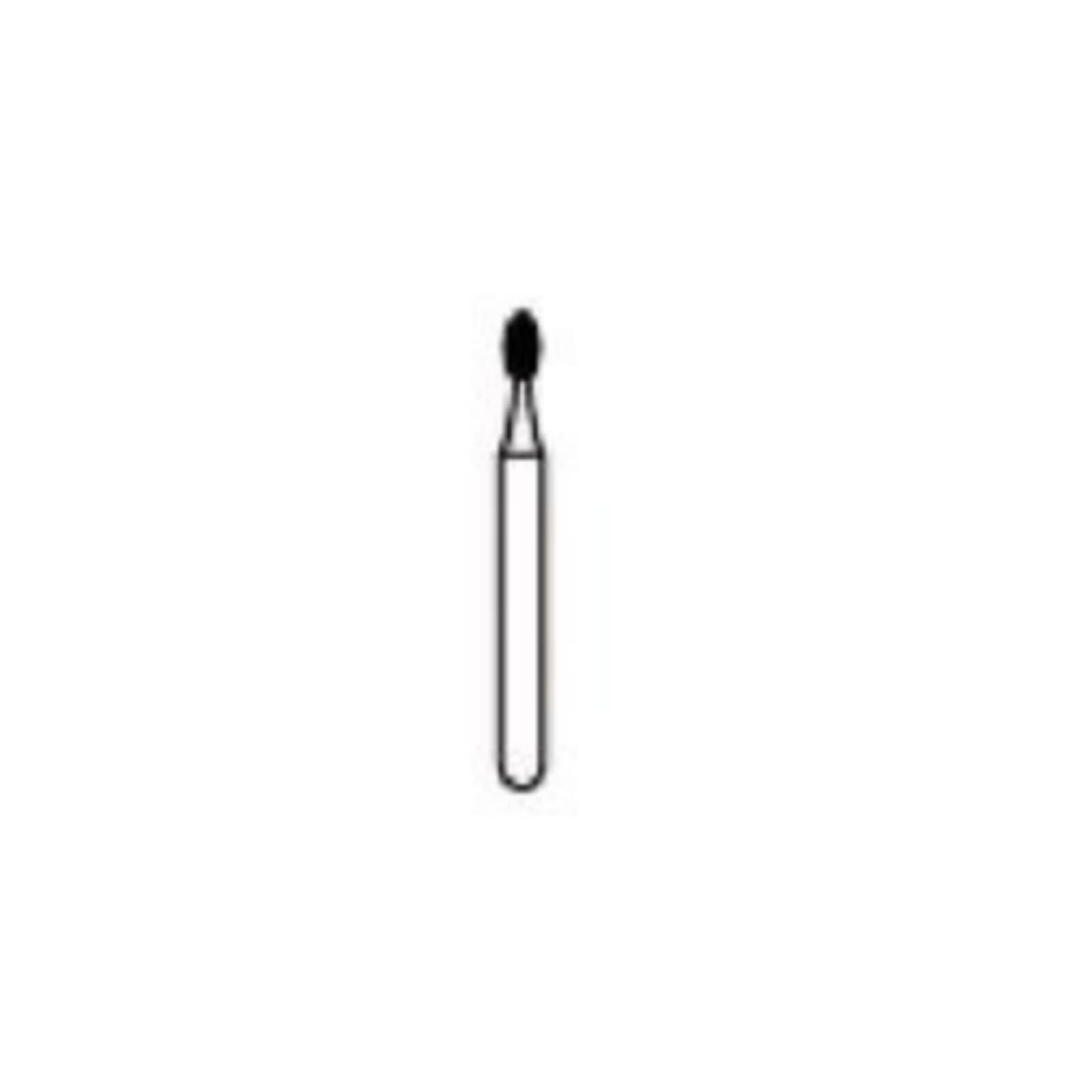 NTI Diamond Bur, Friction Grip (FG), Coarse, Football/Bevel End, #379-012 (C379-012), 1.2 mm Diameter, 2.8 mm Length, 5/Pk thumbnail 2