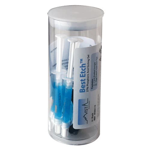 Best-Etch 37% Phosphoric Acid Etching Gel, High Viscosity, Blue, Value Kit, 3 mL Prefilled Syringes, 12/Pk with 75 22 Ga Pre-Bent Tips, 502200 thumbnail 13