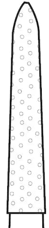 Two Striper Diamond Burs, FG, Flame, 270.9F, 1.9 mm Major/0.5 mm Minor Diameter, 9 mm Length, Fine, Red, 5/Pk, 2015169 thumbnail 7