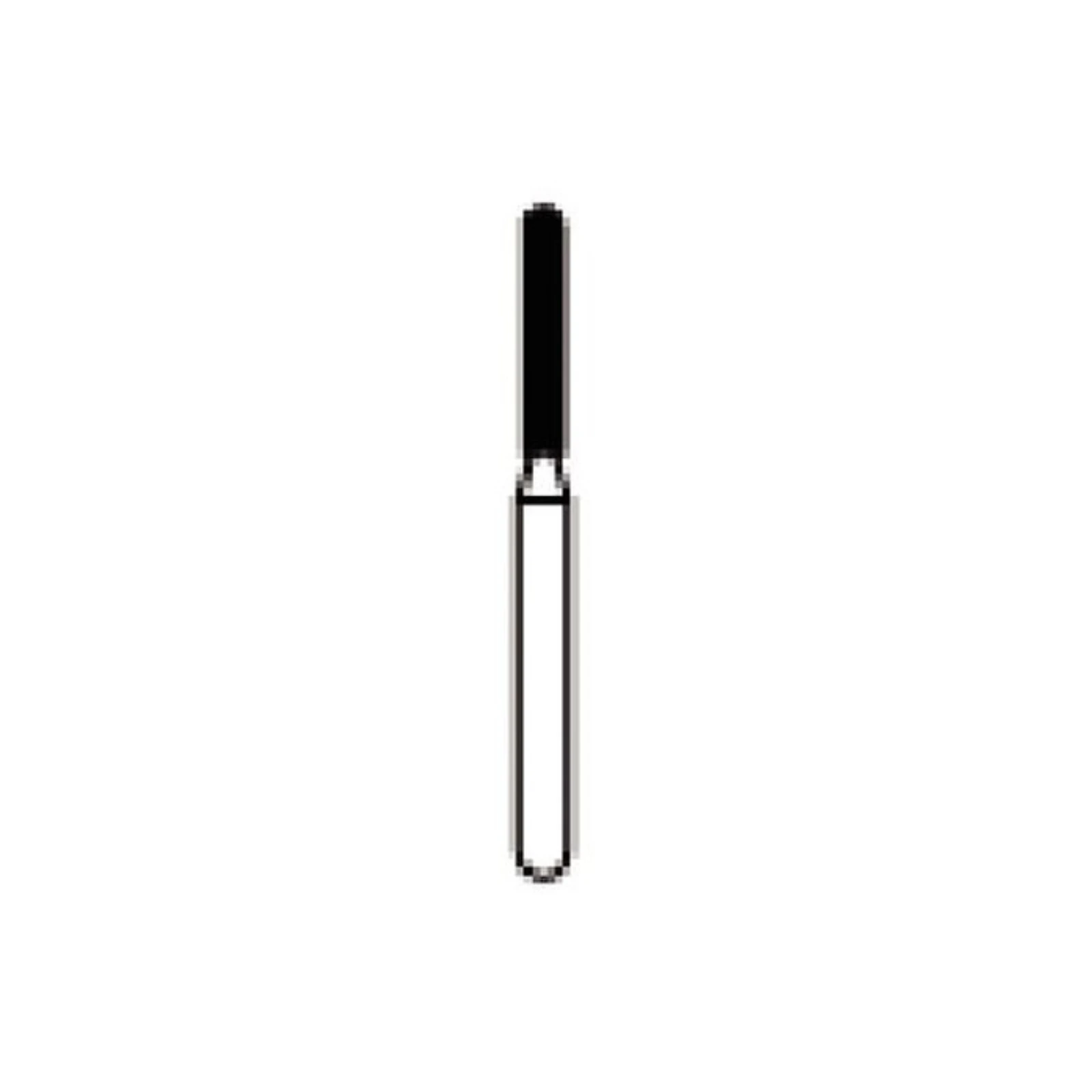 NTI® FG Diamond Bur, Coarse, Round End Cylinder, #881-012 / C881-012, 1.2 mm Diameter, 8.0 mm Length, Green, 5/Pk thumbnail 2