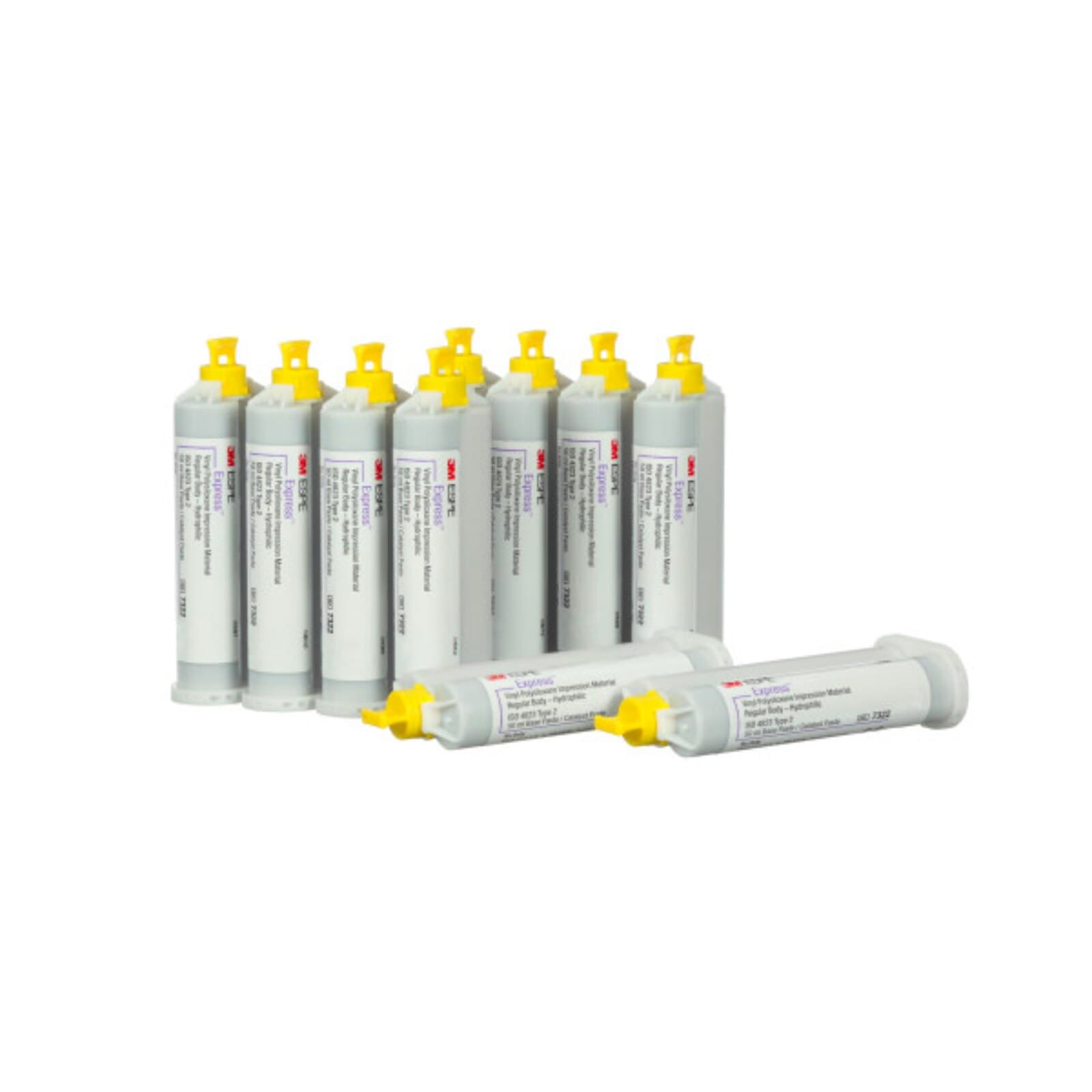 3M Express VPS Impression Material, Regular Body, Regular Set, Purple, 50 ml Cartridges, Bulk Pack 10/Pk, 7322T thumbnail 3