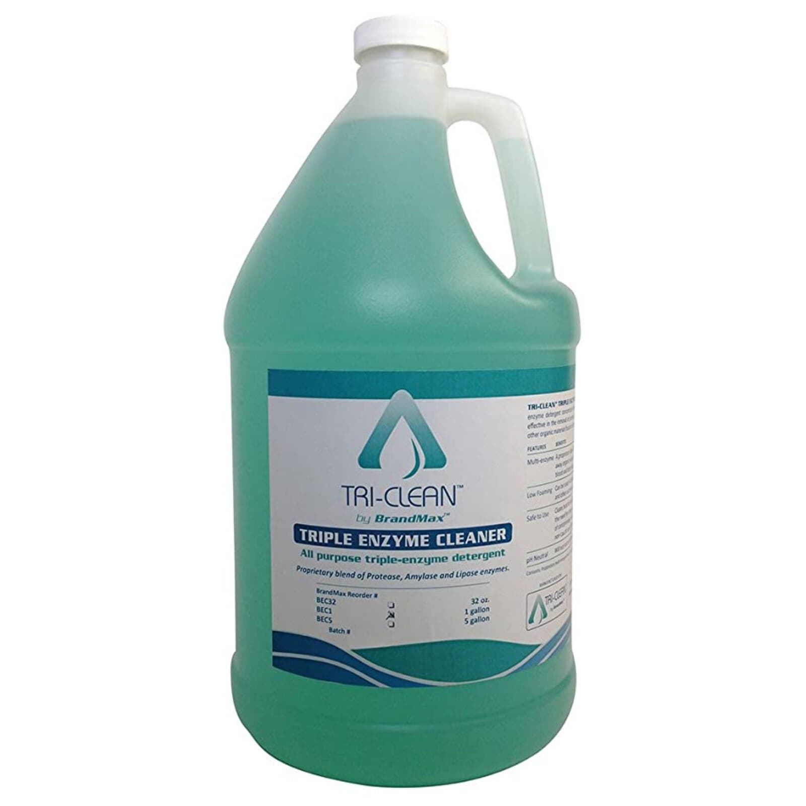 Tri-Clean Triple Enzymatic Cleaner Concentrate, 1 Gallon Bottle, BEC1 - Tri-Clean™ Enzymatic Cleaner Concentrate Gallon - Image 1