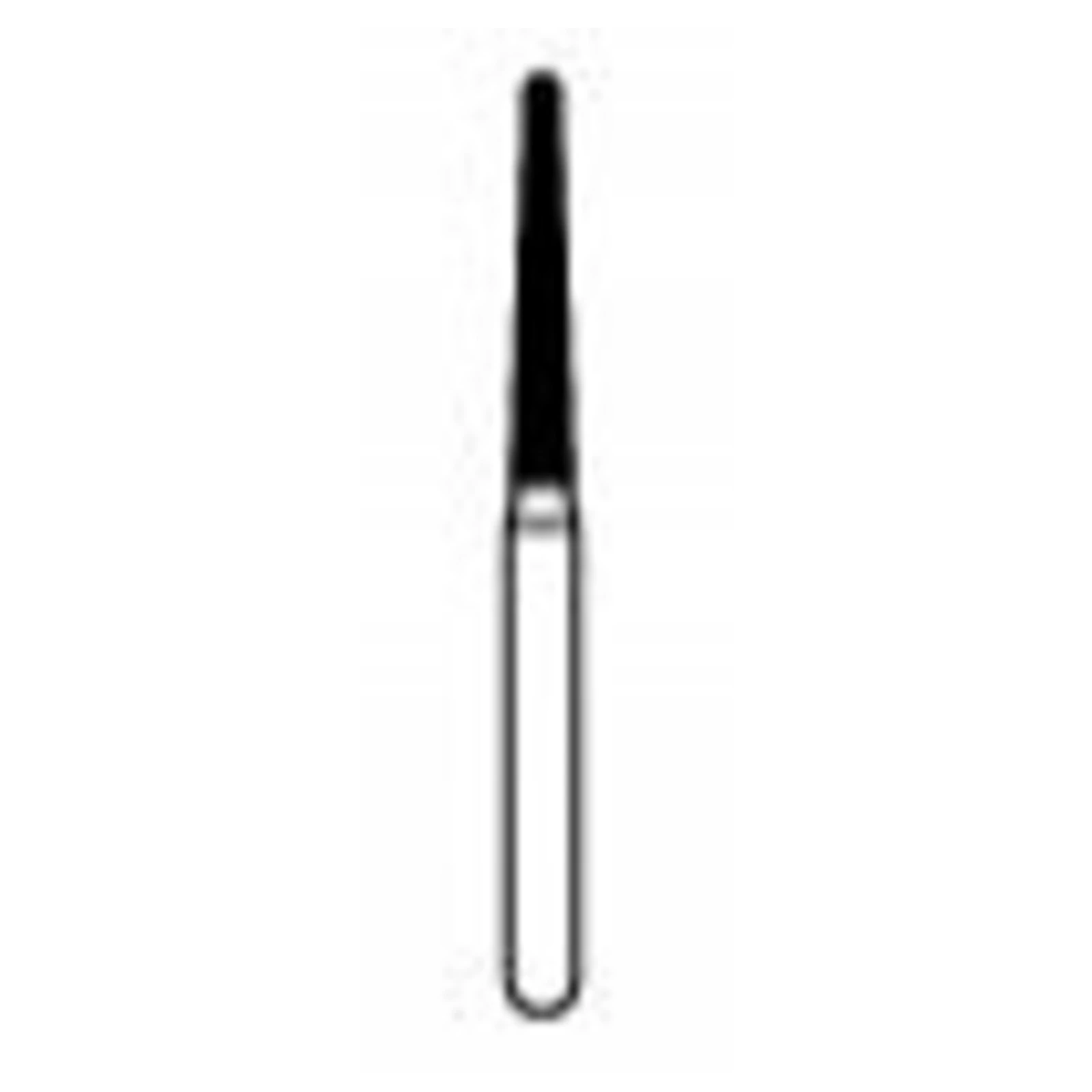 NTI Diamond Bur, FG, Round End Taper, #F850-014, 1.4 mm, Fine, Red, 5/Pk thumbnail 3