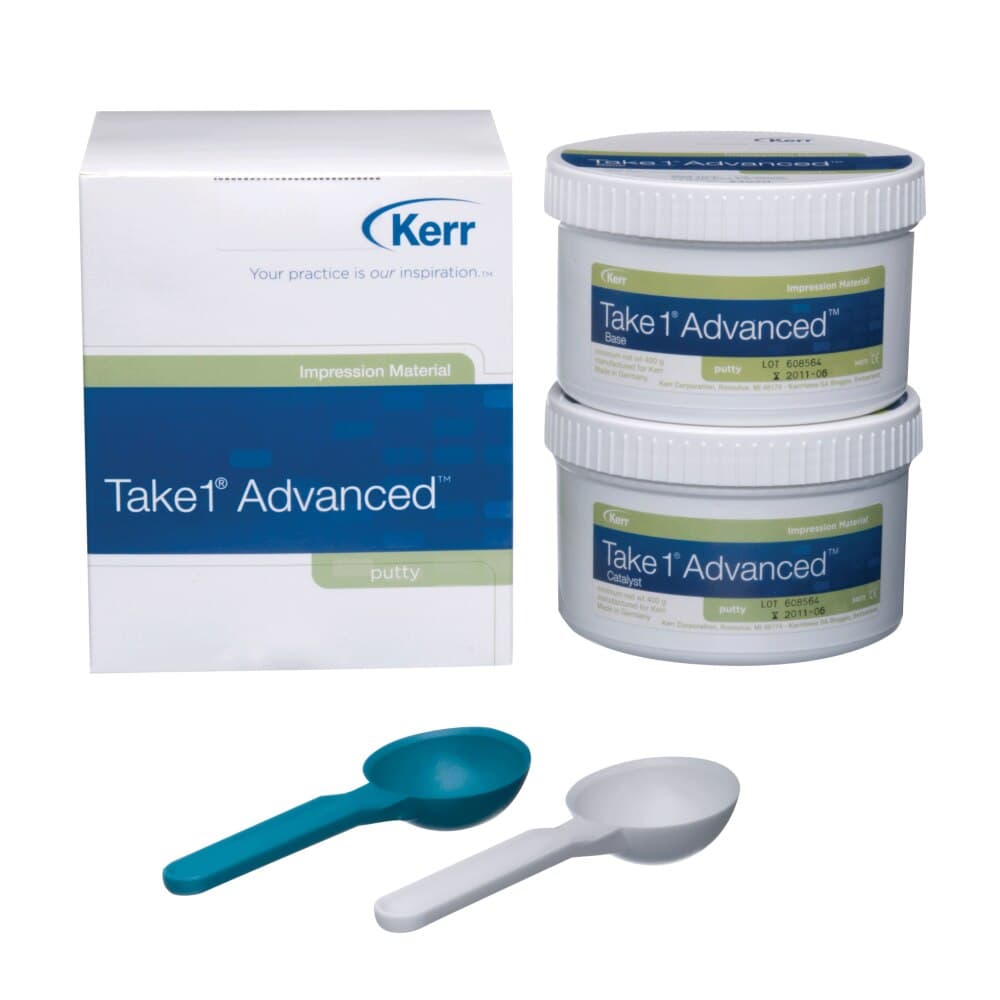 Take 1 Advanced VPS Impression Material Putty Pack, 400 g Base & 400 g Catalyst, 1/Pk, 34070 thumbnail 3
