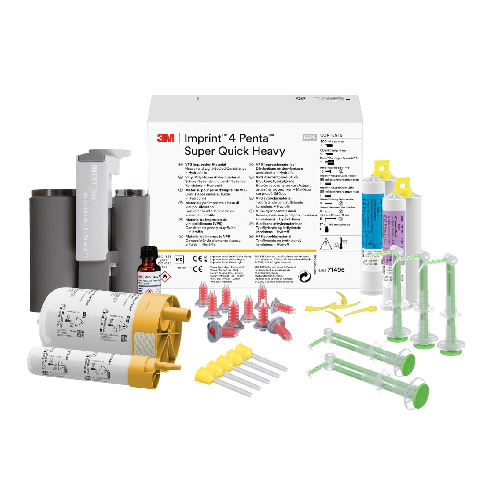 3M Imprint 4 Penta Super Quick Heavy VPS Impression Material Intro Kit, 71495 thumbnail 2