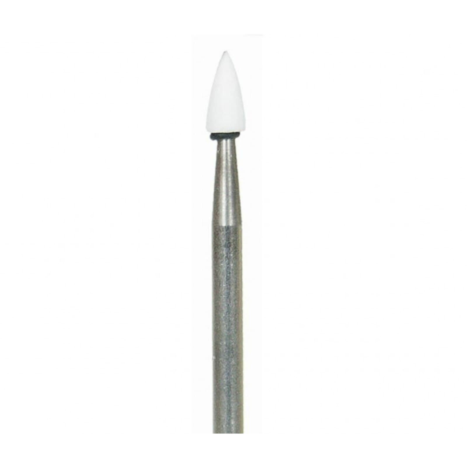 Shofu Dura-White Stones, CA (Contra Angle) Latch-Type, Flame FL3, ISO #030, White, 12/Pk, 0224 thumbnail 6