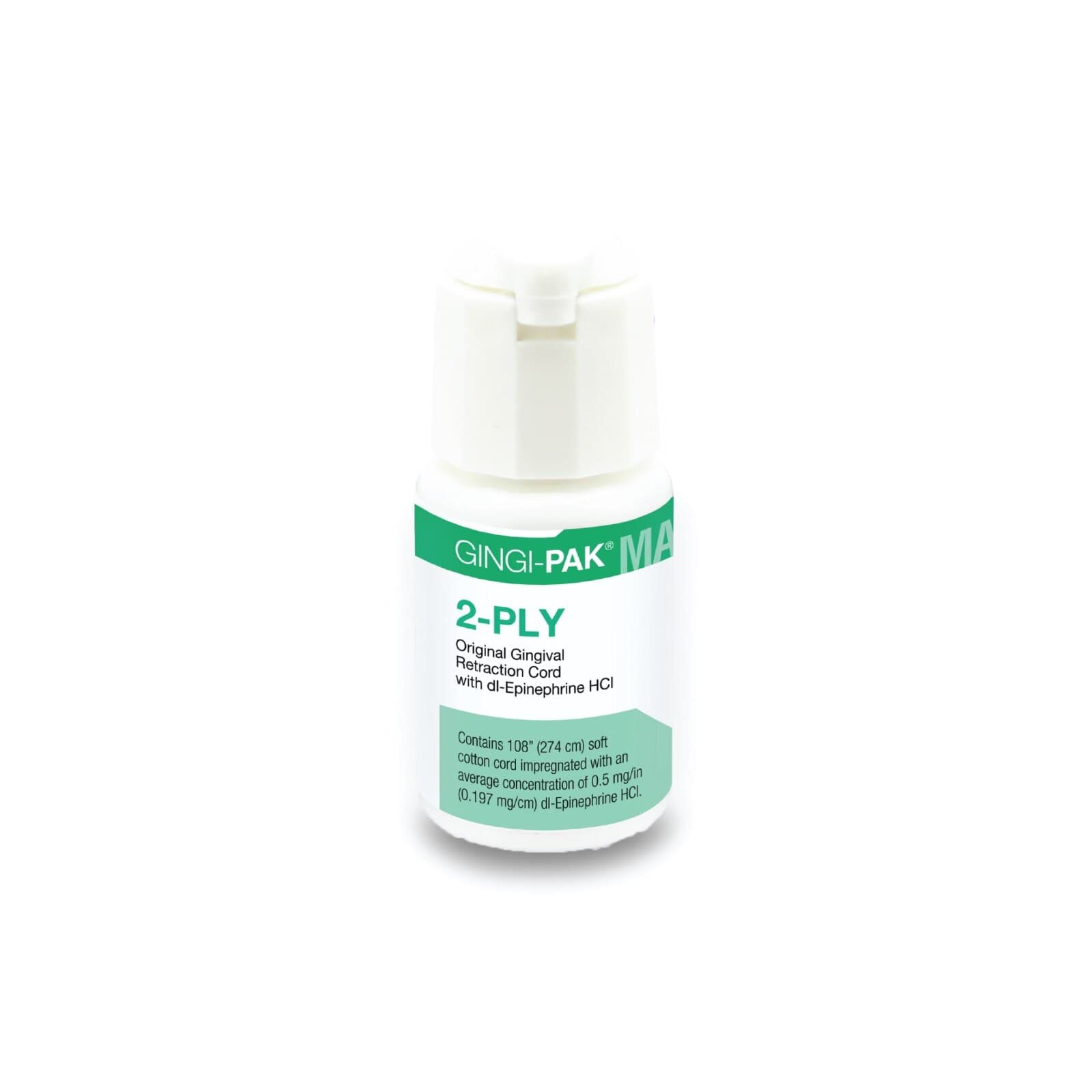 Gingi-Pak MAX Original Retraction Cord with Epinephrine, 2-Ply, 108" per Bottle, 10120M thumbnail 7