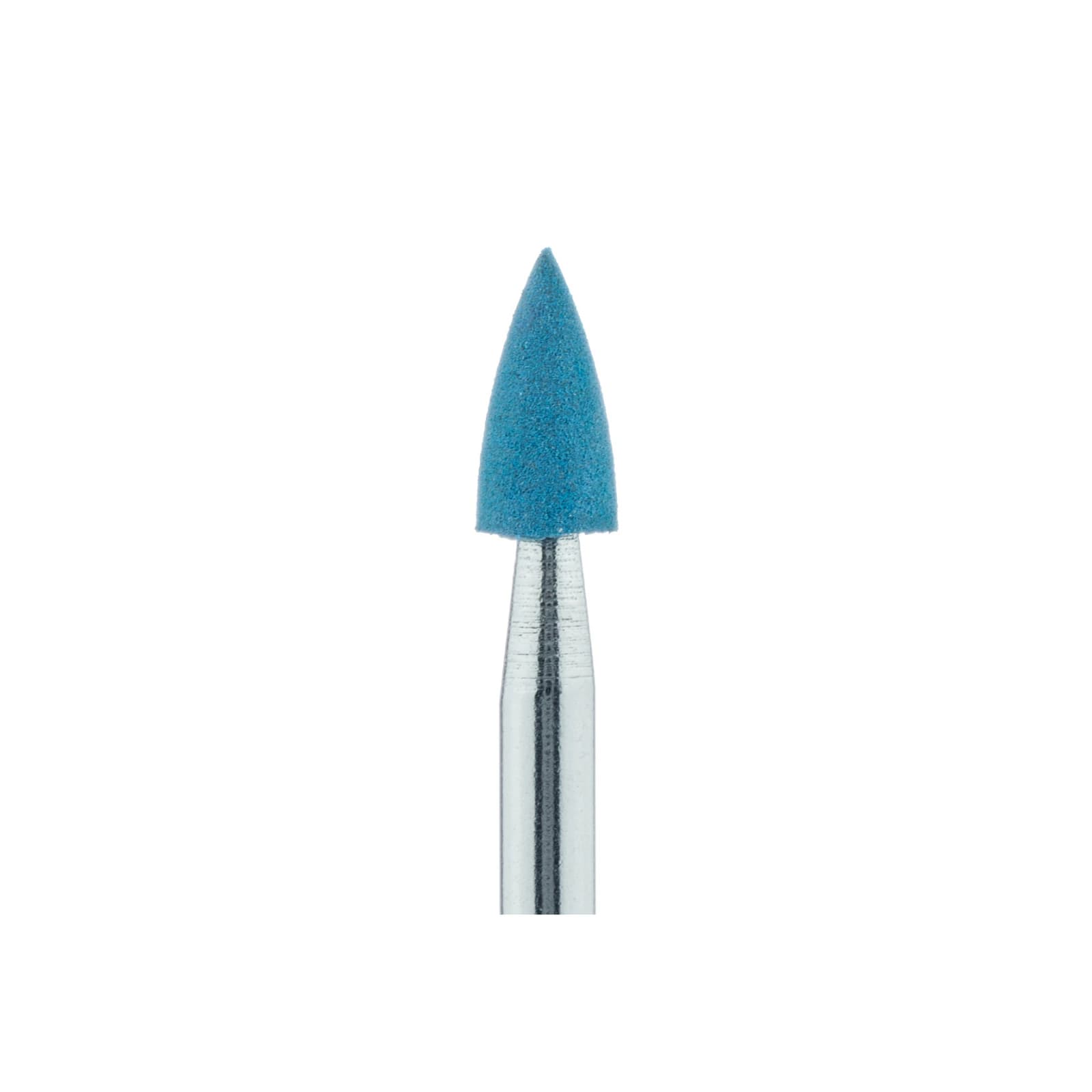 Meisinger #9741-030 Blue Flame Diamond Impregnated Porcelain Polisher, Right Angle, Medium, 3.0mm, 2/Pack - #9741-030 Blue Polisher Flame RA Pack of 2 - Image 1