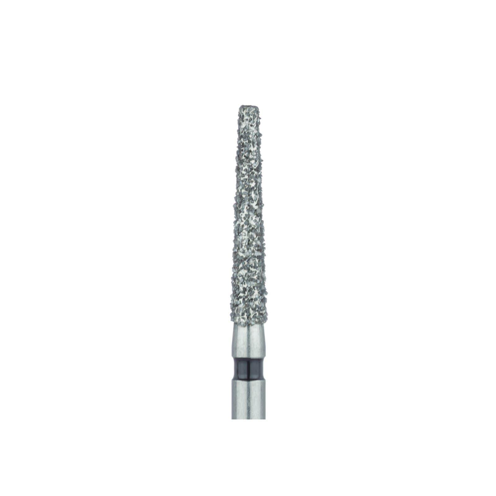Meisinger Multi-Use Diamond Bur, Friction Grip, Flat End Taper, 848H, 1.8 mm, Super Coarse, Black, 5/Pk, 848H-018-FG thumbnail 4