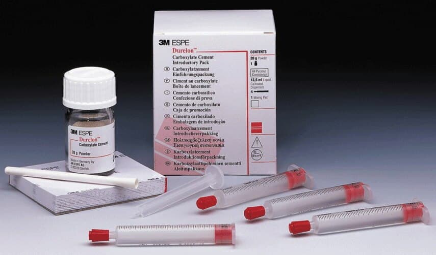 Durelon CD Carboxylate Luting Cement, Triple Pack, Regular Set, 3 x 20 g Powder, 40 mL Liquid CD Dispenser, 38235 thumbnail 11