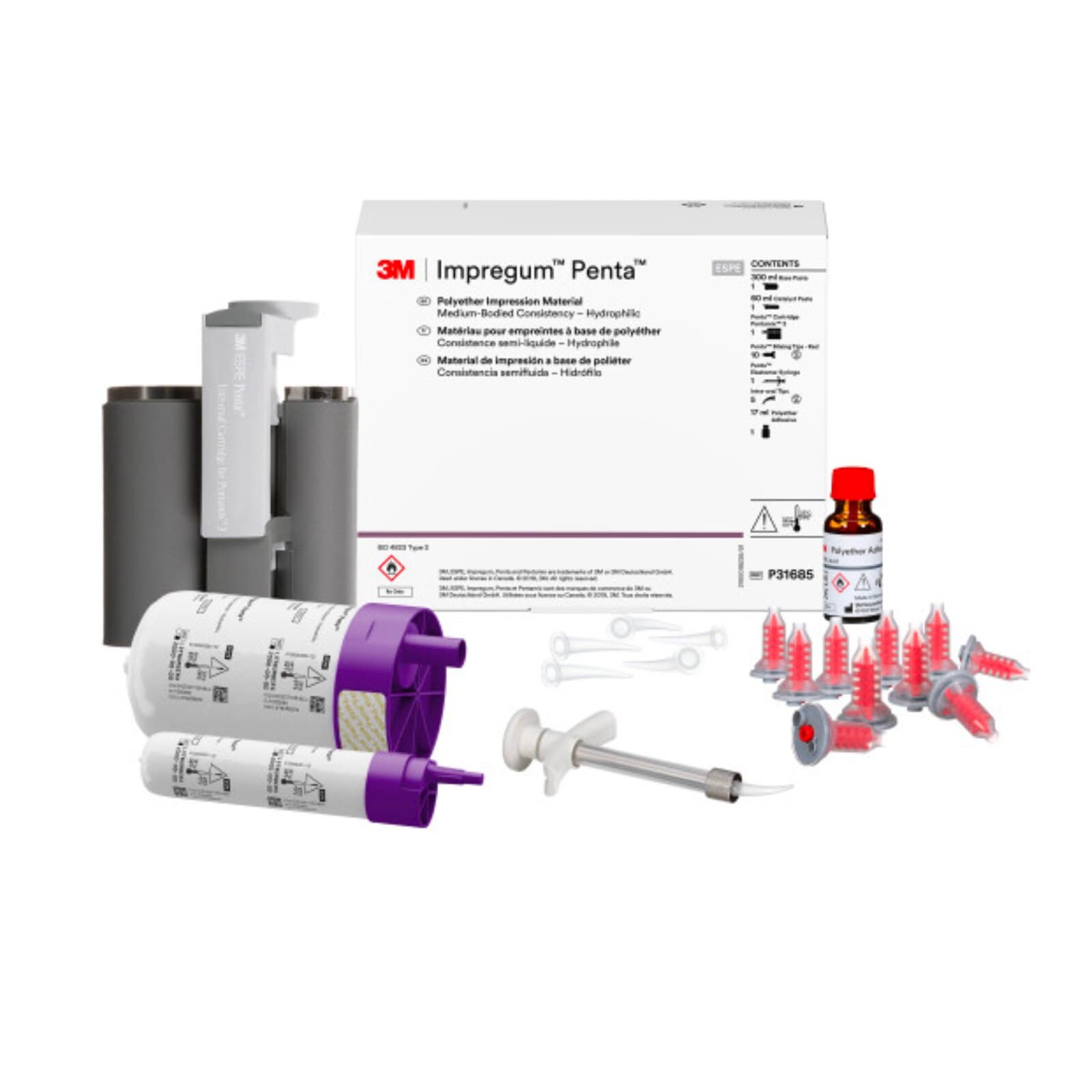 3M Impregum Penta Medium Body Polyether Impression Material Intro Kit, P31685 thumbnail 3