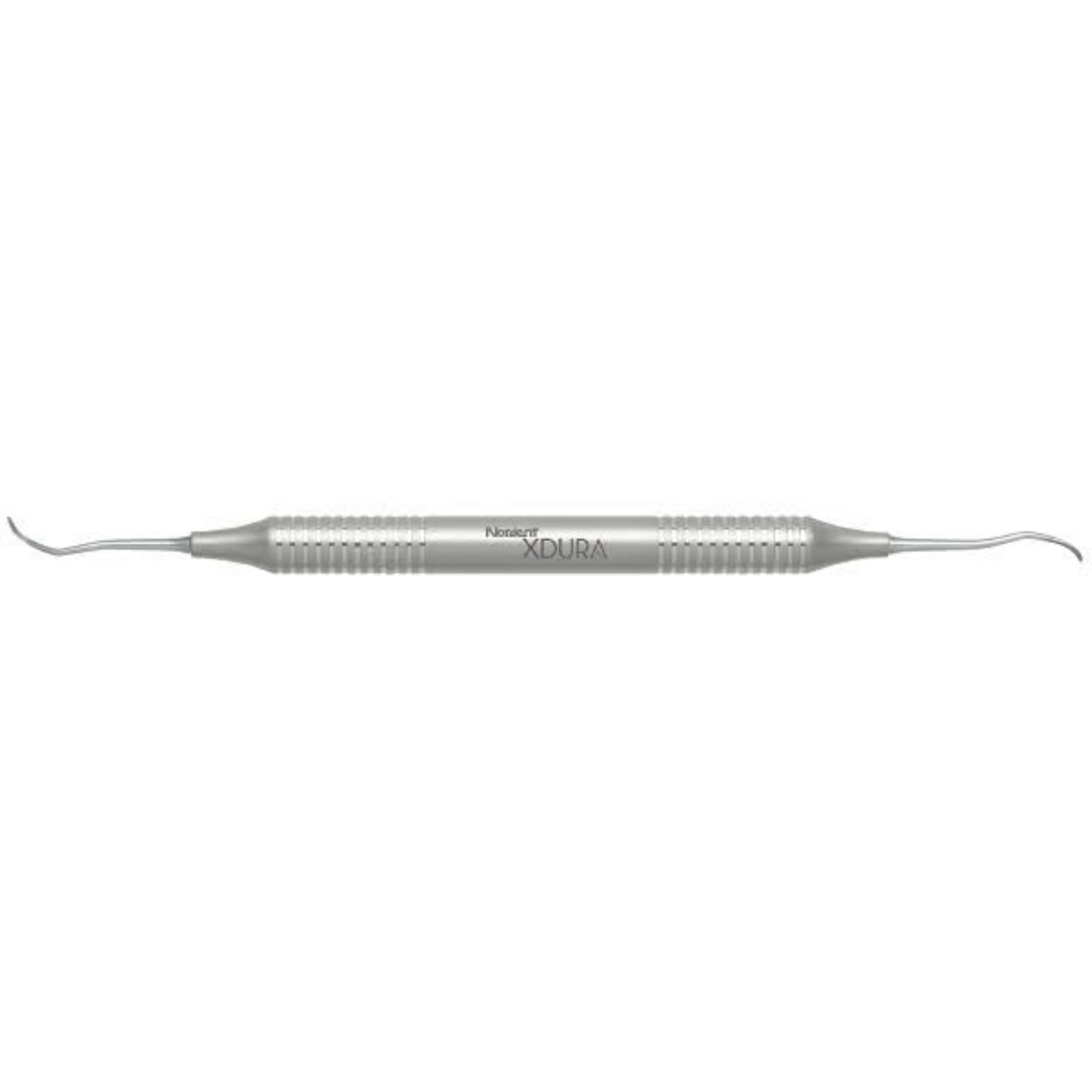XDURA Posterior Sickle Distal Scaler #204SD, Double-Ended, DuraLite Round Handle, Stainless Steel, RENS204SD thumbnail 3