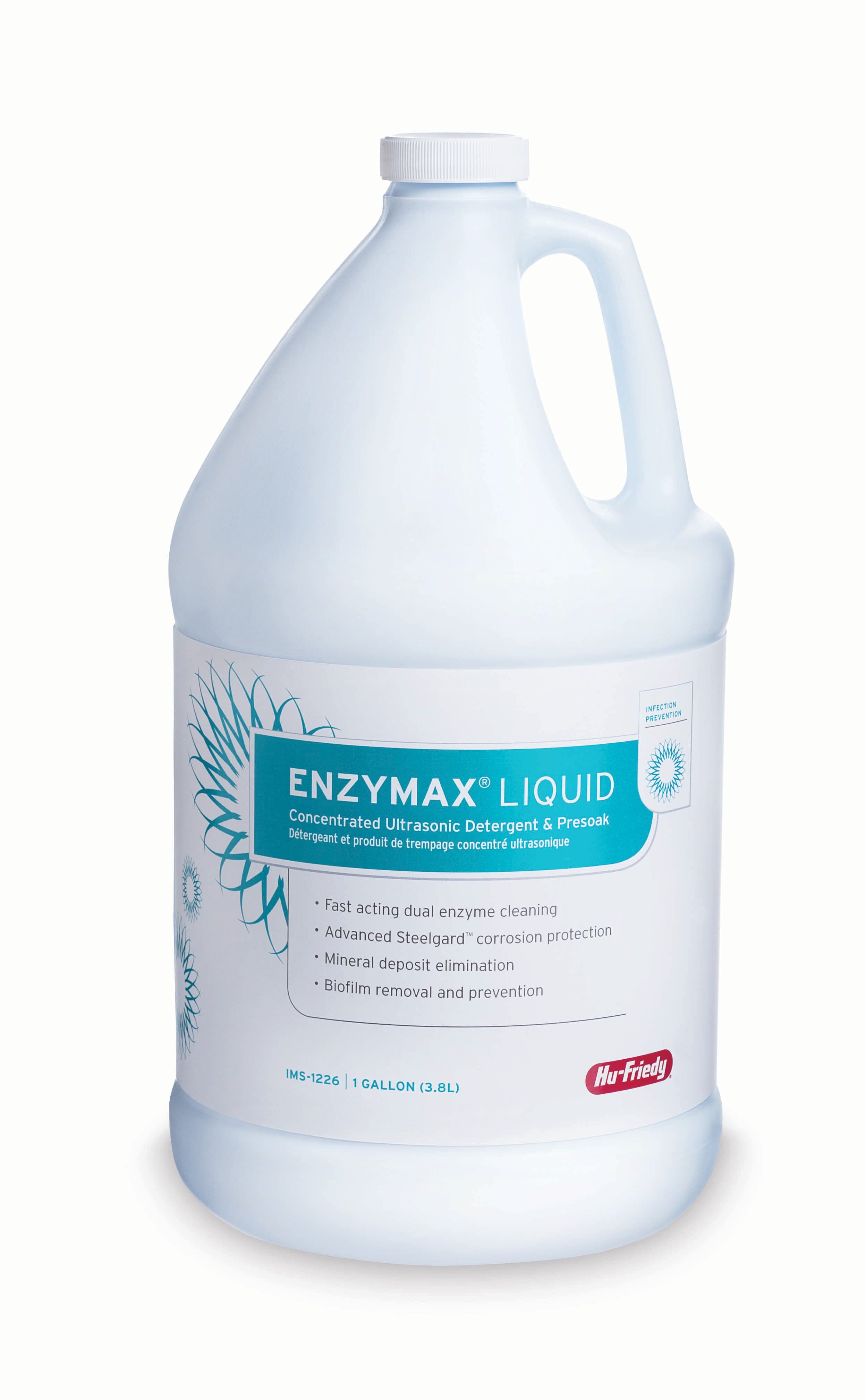 Enzymax Dual Enzyme Ultrasonic Detergent & Presoak, Liquid Concentrate, 1 Gallon Bottle, IMS-1226 thumbnail 9