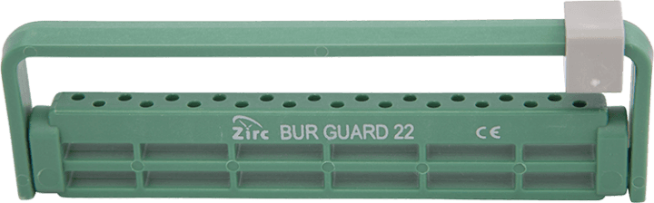 Zirc Steri-Bur Guard 22-Hole Bur Block, Green, 50Z410-D thumbnail 2