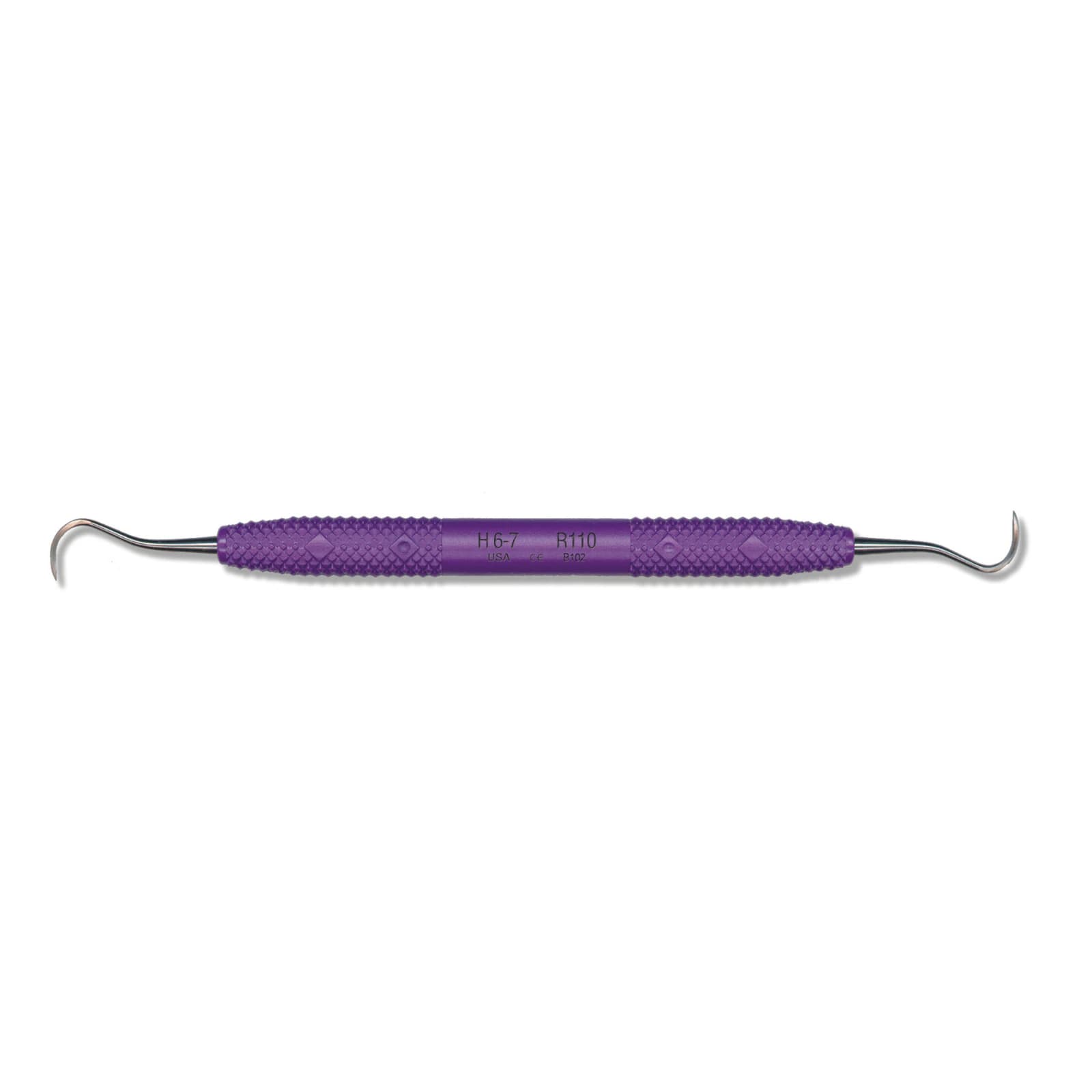 PDT Cruise H6/7 Double-Ended Sickle Scaler, Anterior, Passionate Purple Resin Handle, R110 thumbnail 7