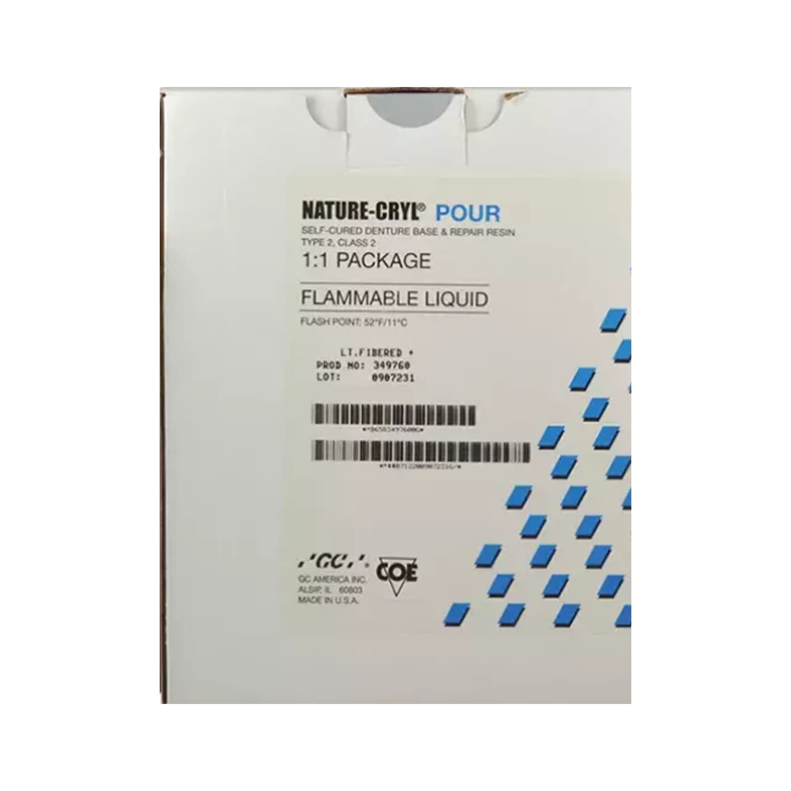 GC America Nature-Cryl Pour Clear 1:1 Package, 1 lb Powder & 300 mL Liquid, 349839 thumbnail 8