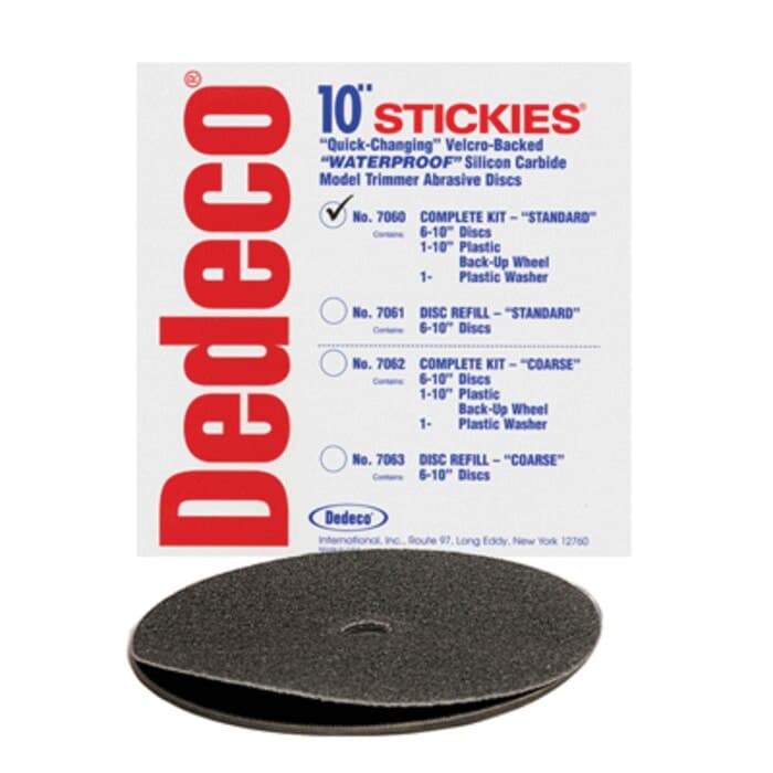 Stickies Velcro-Backed Model Trimmer Discs, Coarse 36 Grit, 12", 4/Box thumbnail 5