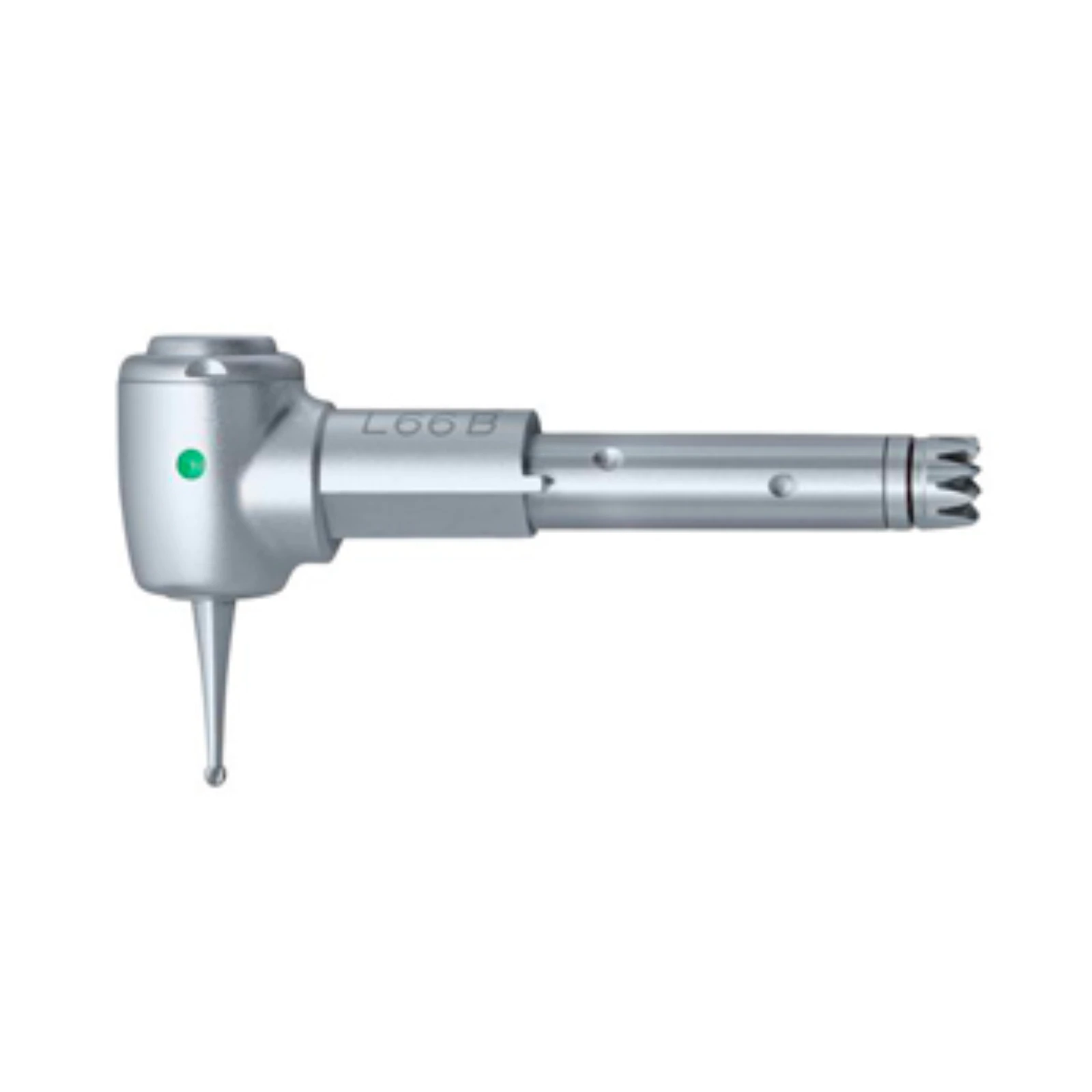 KaVo INTRA LUX L66 B Reduction Latch Head, Push Button Autochuck, 3:1, Contra Angle, Green, 1/Pkg, 1.008.1831 thumbnail 2