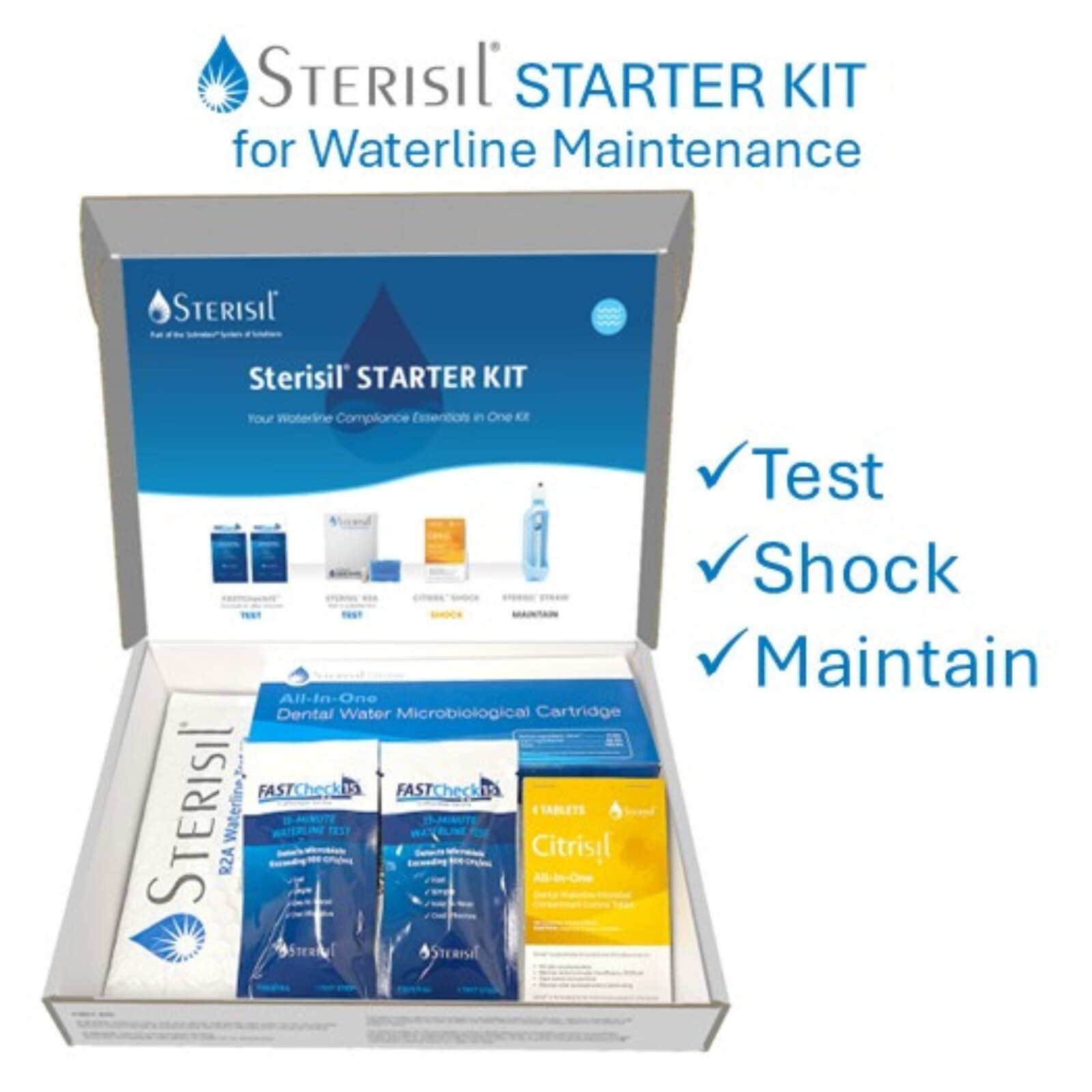 Sterisil Single Operatory Starter Kit for Waterline Compliance, Distilled Water, STK-S365 thumbnail 18