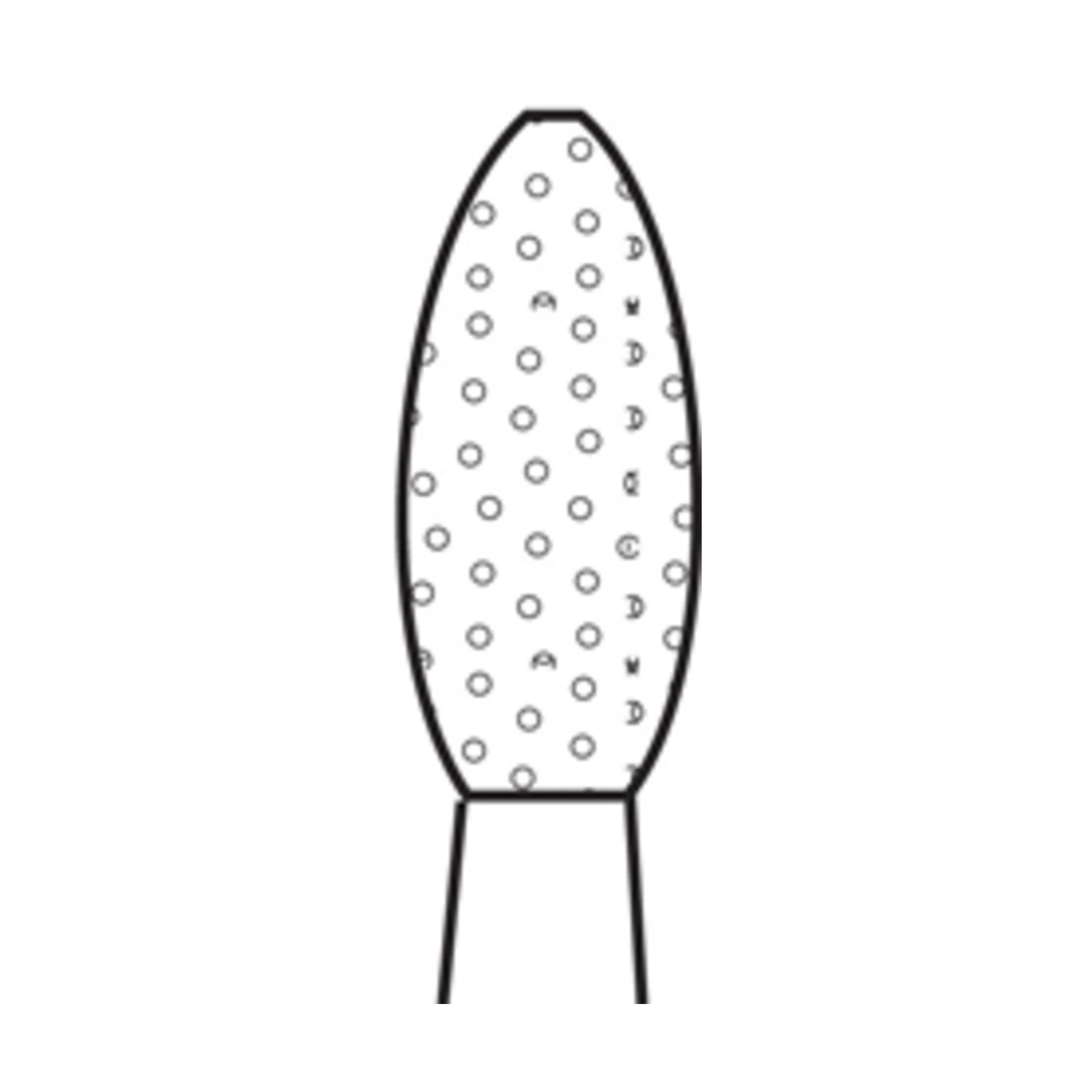 Two Striper Diamond Bur, FG, Football, #292.3F, Fine, Red, 1.6 mm Major Diameter, 5/Pk, 2015175 thumbnail 7