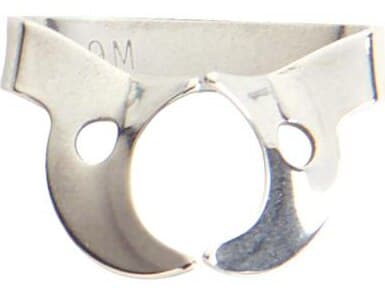 Ivory Rubber Dam Clamp, Wingless, W14A, Stainless Steel, Large Partially Erupted Molar, 50057556 thumbnail 5