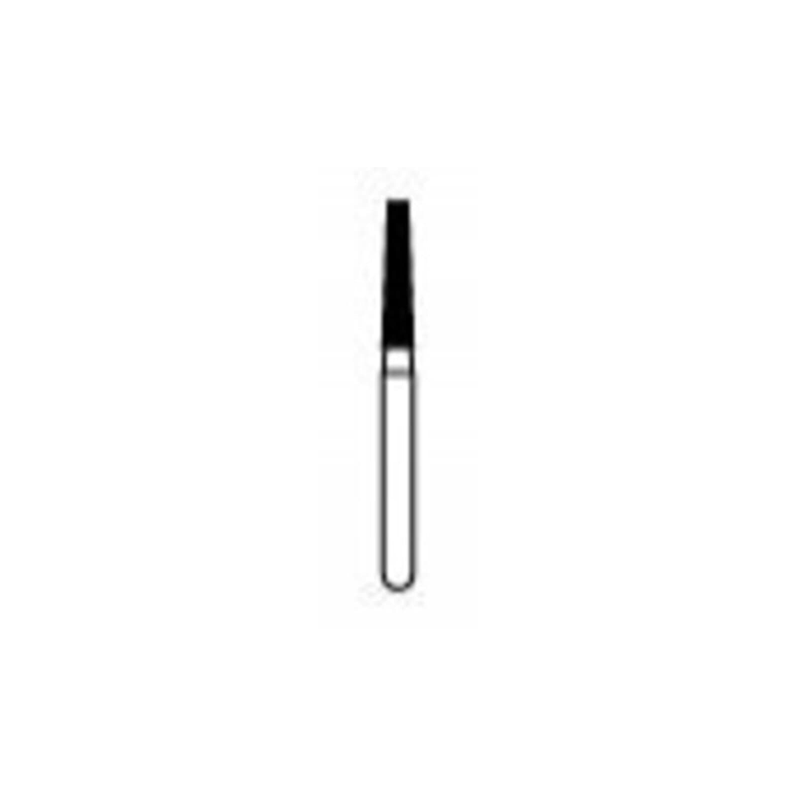 NTI Diamond Bur, FG, Taper Flat End, #F847-016, 1.6 mm, Fine, Red, 5/Pk, F847-016 thumbnail 3