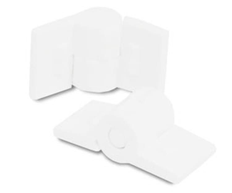 E-Z Storage Tub Replacement Hinges, White, 2/Pk, ZRC-29R627 thumbnail 2