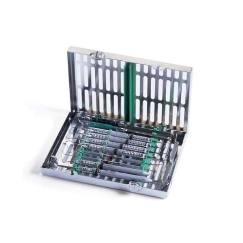 Hu-Friedy IMS Signature Series Instrument Cassette, 10-Instrument, Small, Yellow, 5.5" x 8" x 1.25", IM5105, 1/Pk thumbnail 2