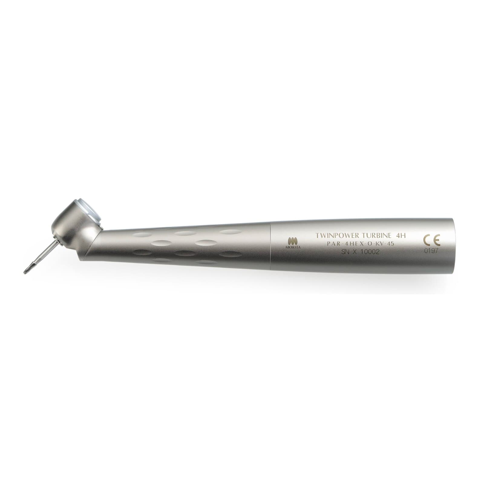 J. Morita TwinPower Turbine 45 High Speed Air Handpiece, 45°, Push-Button Autochuck, Triple Spray, Fiber Optic, for KaVo MULTIflex LUX, PAR-4HEX-O-KV-45, 16-5350522 thumbnail 3