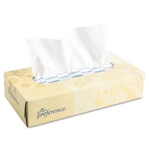 Georgia-Pacific Pacific Blue Select 2-Ply Facial Tissue, White, 7.5" x 8.4", 100 Sheets/Box, 30 Boxes/Case (48100) thumbnail 4
