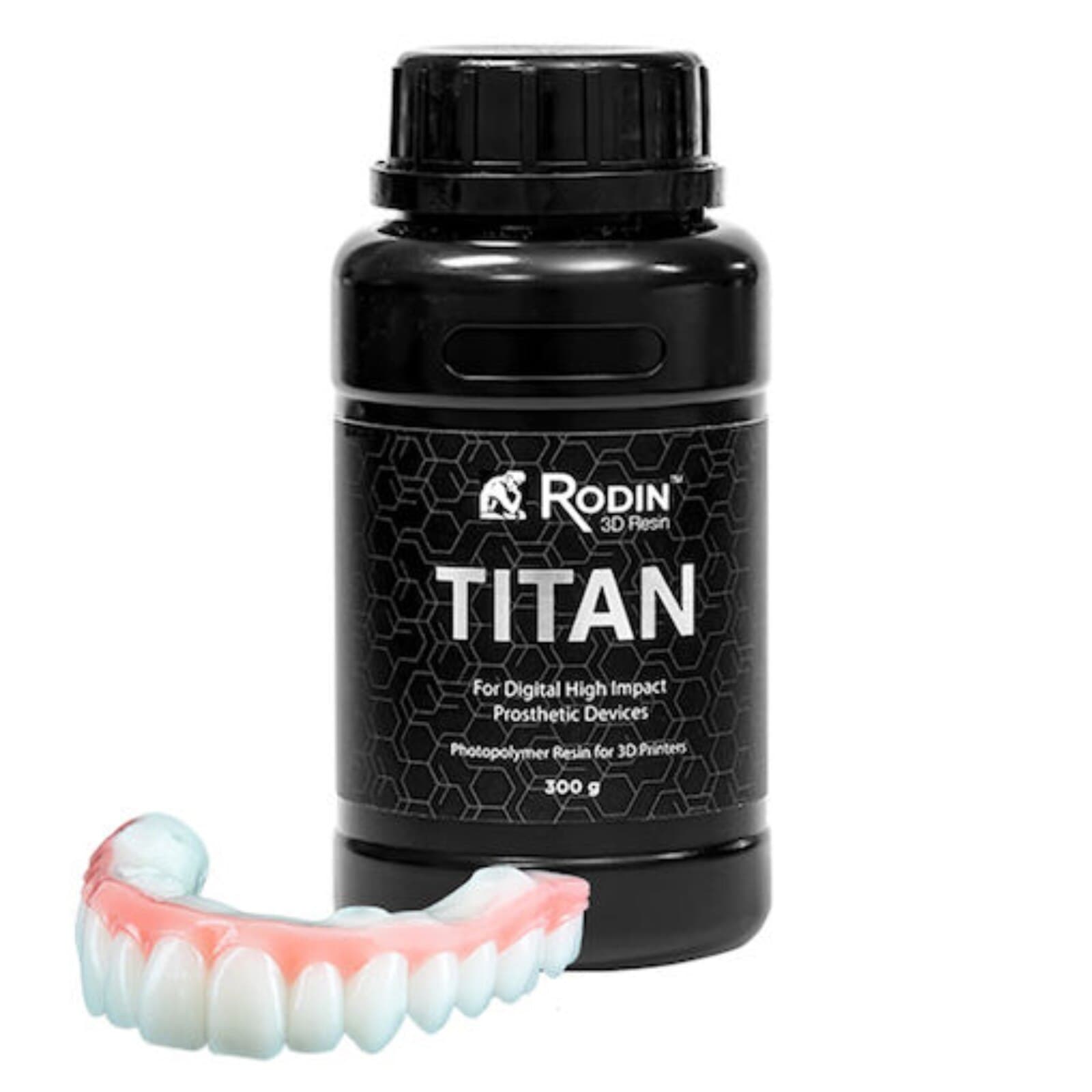 Rodin Titan Ceramic Nanohybrid 3D Print Resin, Shade A3, 300g Bottle, 24001 thumbnail 2