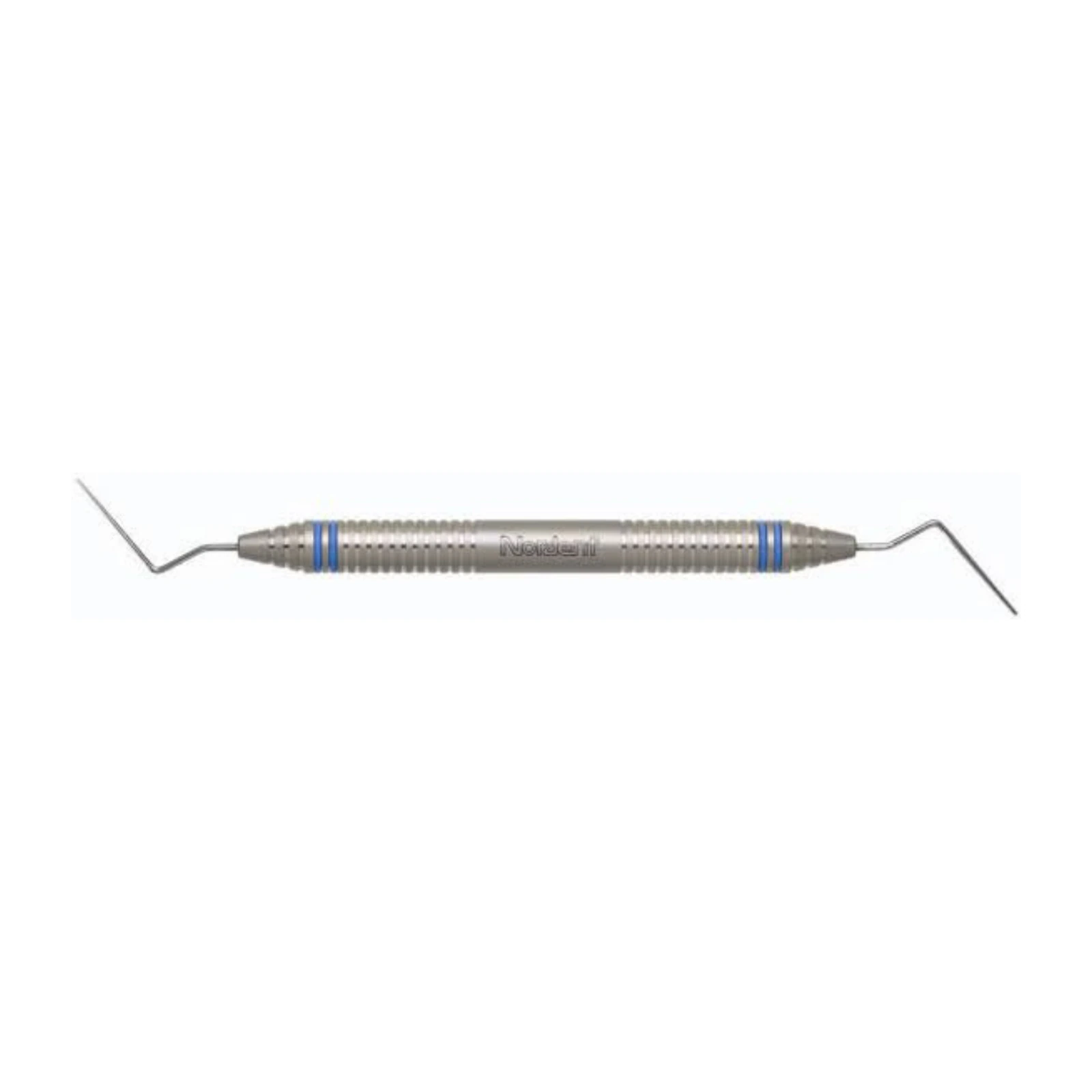 Nordent Composite Placement Instrument, #5T Double Paddle, Double End, Titanium Nitride Coated, DuraLite ColorRings Handle, Stainless Steel, CP1 - Composite Placement Instrument – # 5T, Double Paddle, Titanium Nitride Coated, DuraLite® ColorRings™ Handle, Stainless Steel, Double End - Composite Placement Instrument – # 5T, Double Paddle, Titanium Nitride Coated, DuraLite® ColorRings™ Handle, Stainless Steel, Double End - Image 1