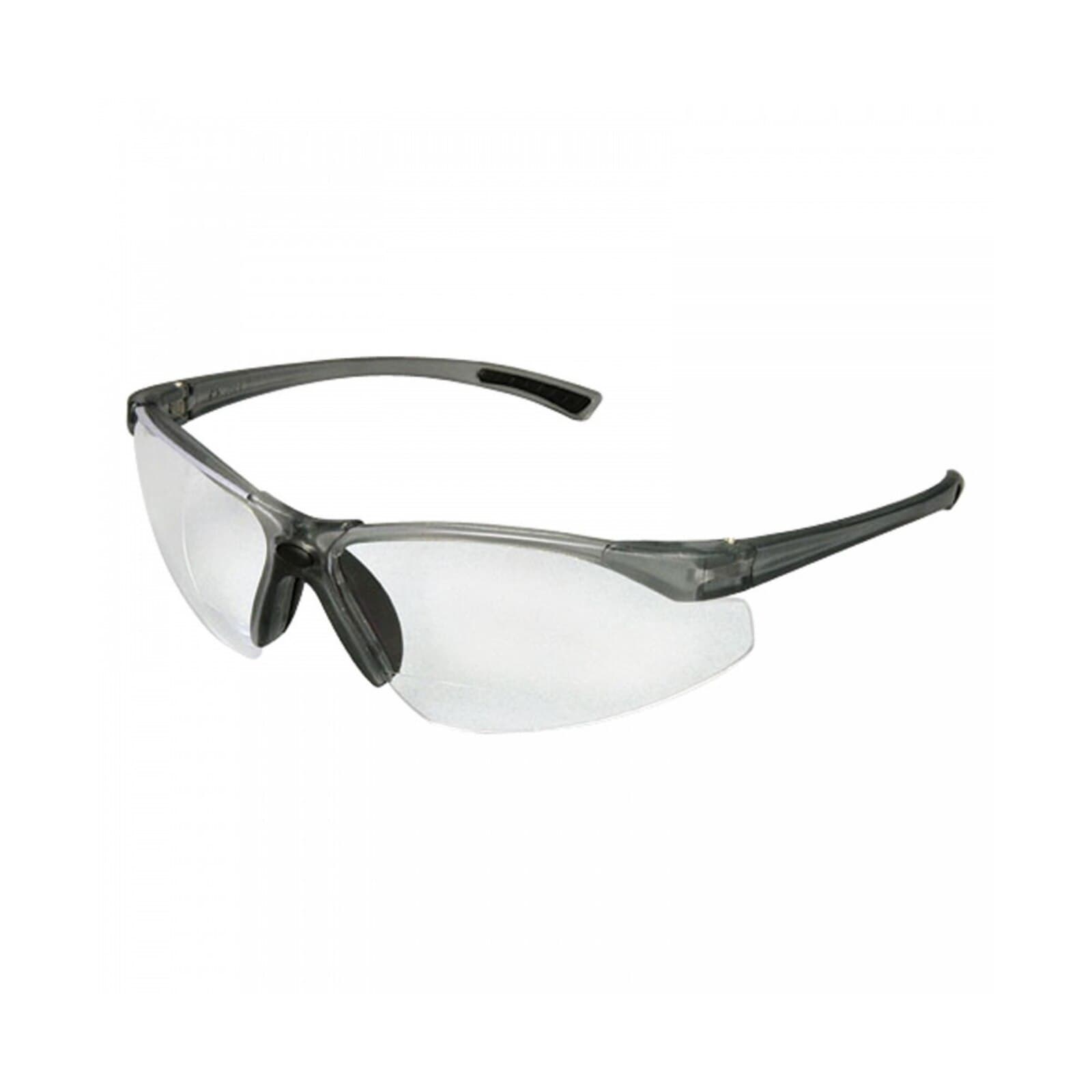 ProVision Tech Specs Bifocal Safety Eyewear, 2.5 Diopter, Gray Frame, Clear Lens, Anti-Fog, ANSI Z87.1, 3720D thumbnail 7