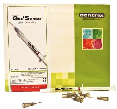 Glu/Sense HEMA/Glutaraldehyde Dentin Desensitizer Syringe Kit, 6 x 1.0 mL Syringes & 60 SofNeedle Tips, 310122 thumbnail 5