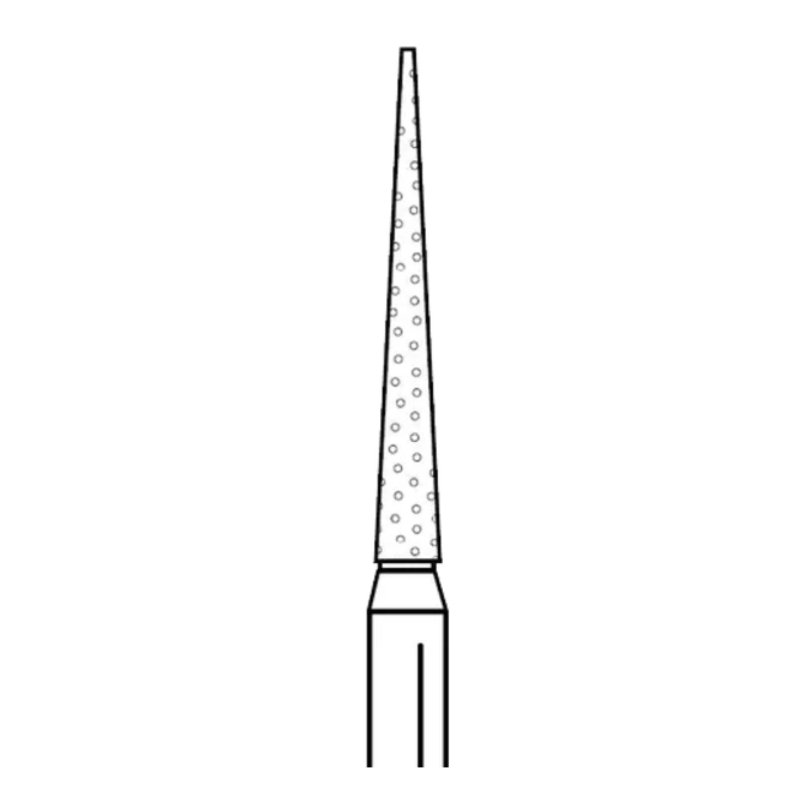 Two Striper Diamond Bur, FG, Flat-End Taper, #798.10C, 1.5 mm Major/0.5 mm Minor Diameter, 10 mm Length, Coarse, Green, 5/Pk, 2015442 thumbnail 6