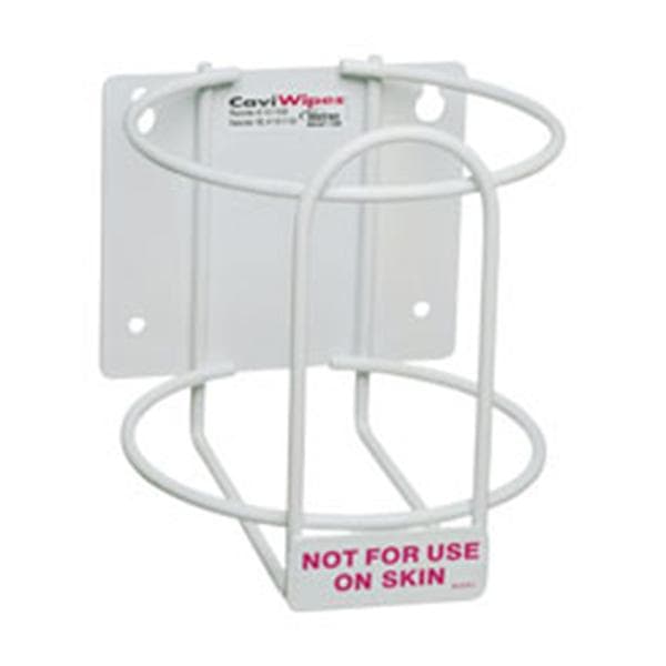 CaviWipes Canister Wall Bracket, White Metal, Fits Large and X-Large Canisters, 1/Pk thumbnail 6