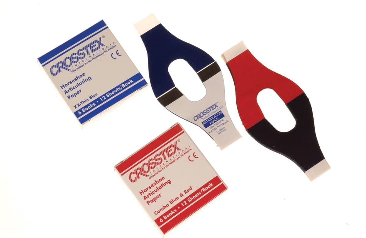 Crosstex Articulating Paper, XX-Thin, Blue, 0.00125", 12 Sheets/Book, 12 Books/Box, TPXXT thumbnail 2
