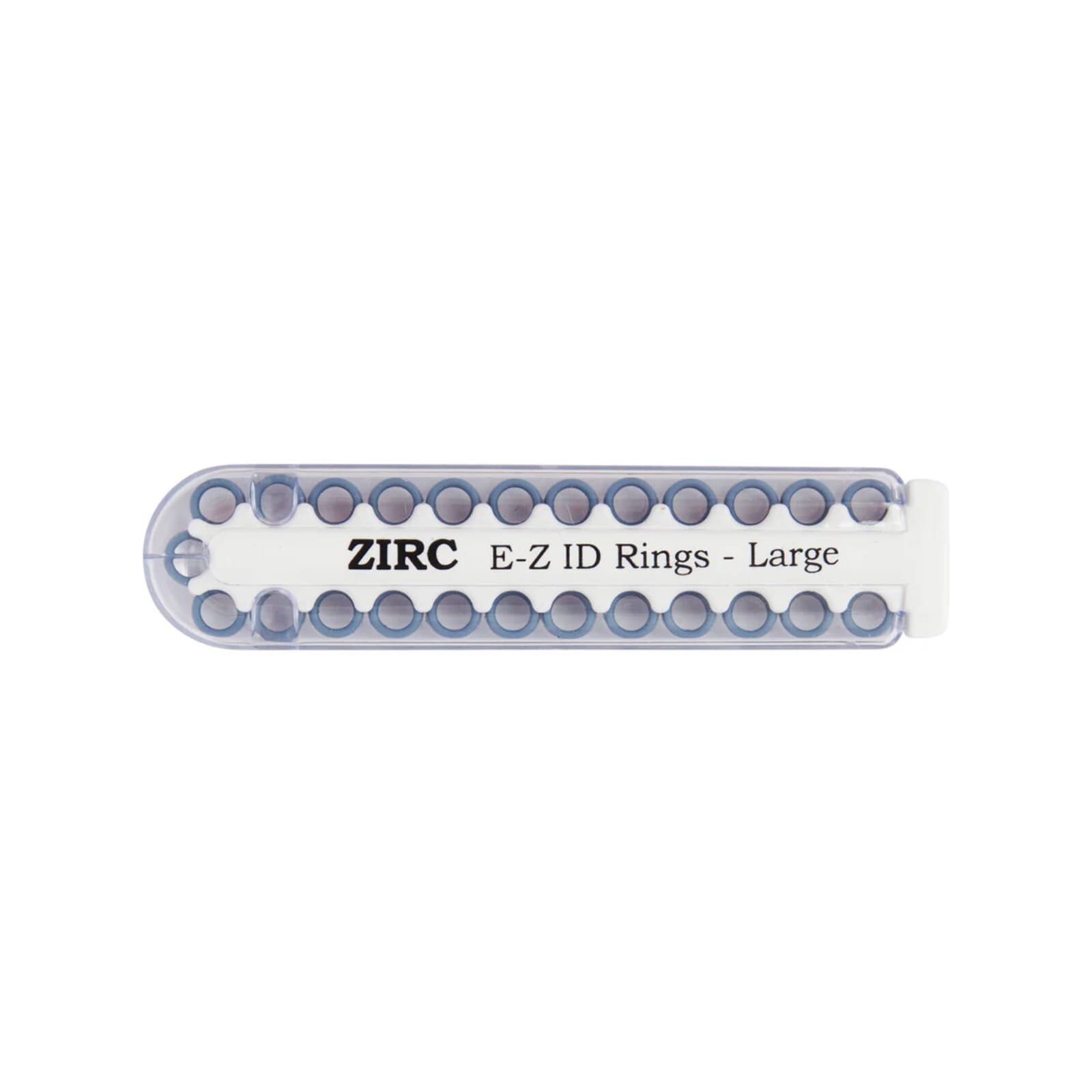 Zirc E-Z ID Instrument Rings, Large, 1/4", Midnight Blue, 25/Pk, 70Z200T thumbnail 3