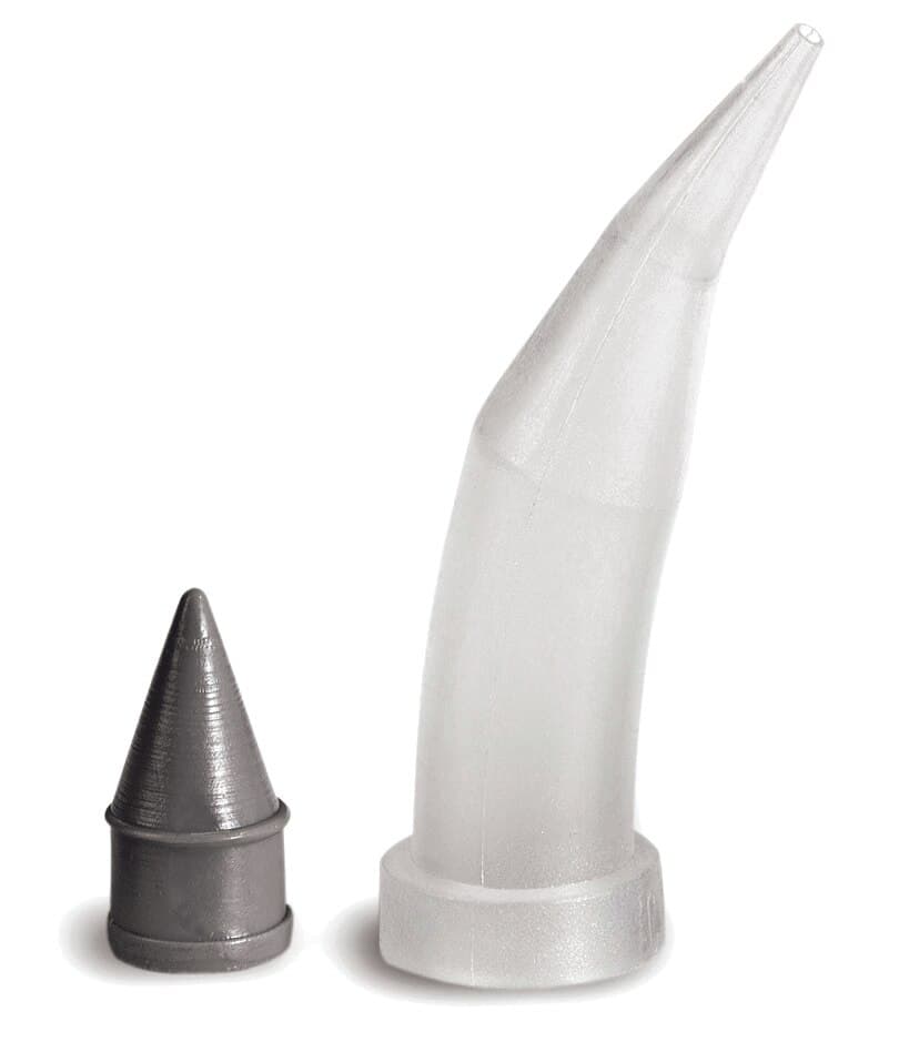 Centrix AccuDose C-R Tubes and Plugs, Medium Viscosity, Separate Clear Tube with Grey Plug, 500/Pk, 210003 thumbnail 5