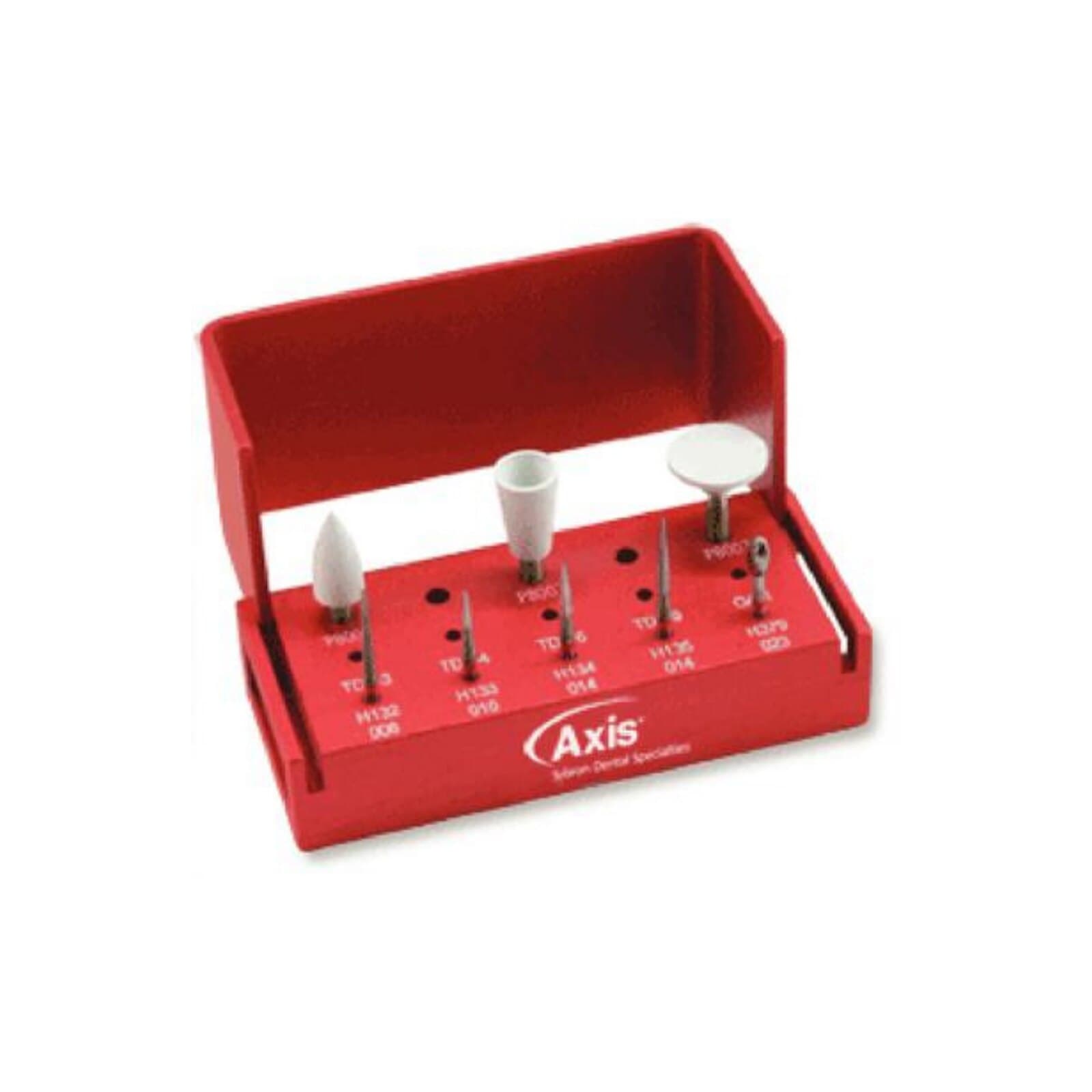 Kerr Axis Logic Set TDF Series Composite Finishing & Polishing Kit, LS-310, 5 Carbides + 3 ProGloss Polishers thumbnail 2