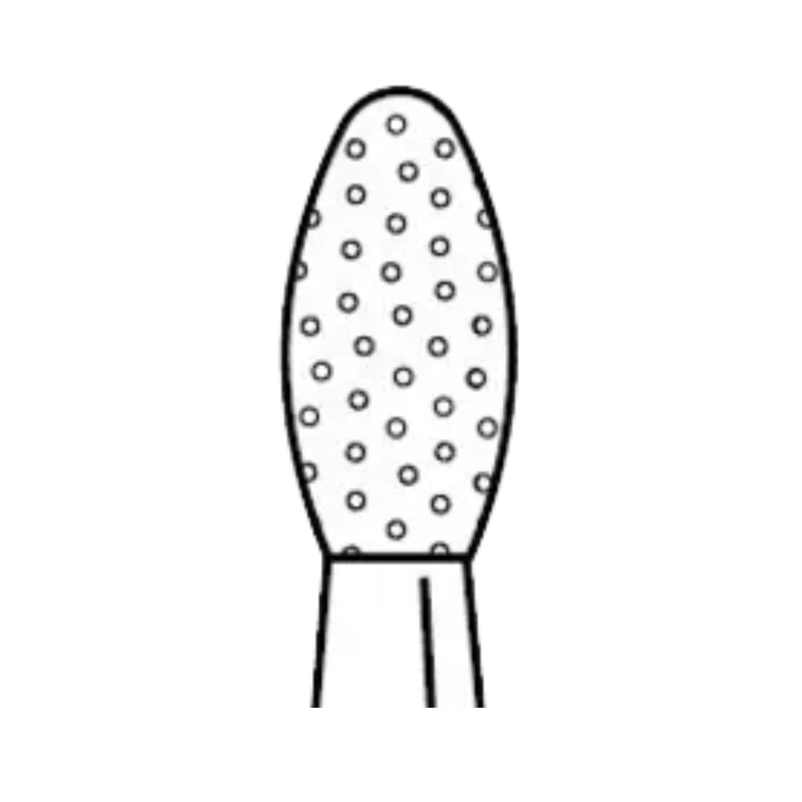 Two Striper Diamond Bur, FG, KS System Egg, #287.4, Fine, Red, 2.3 mm, 5/Pk, 2015982 thumbnail 7