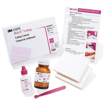 3M RelyX Luting Cement Introductory Kit, Hybrid Glass Ionomer Permanent Cement, Powder & Liquid, 16 g Powder / 9 mL Liquid, 3505 thumbnail 11