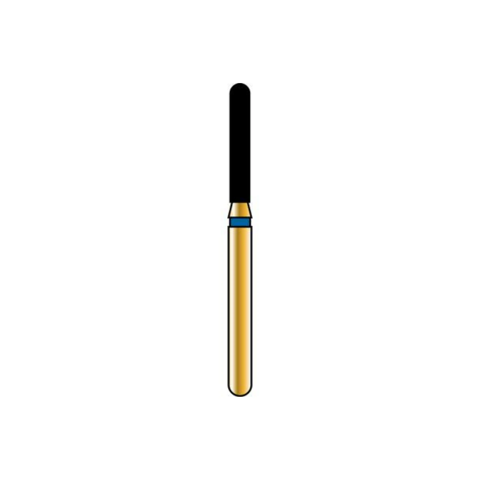 Alpen Multilayer Diamond Bur, FG, Coarse, Round End Taper, #850-016C, 1.6 mm Head Diameter, 5/Pk thumbnail 2