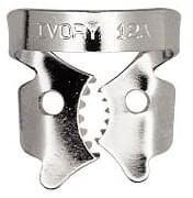 Ivory Rubber Dam Clamp #12A, Winged, Serrated Jaws, Stainless Steel, 50057348 thumbnail 7