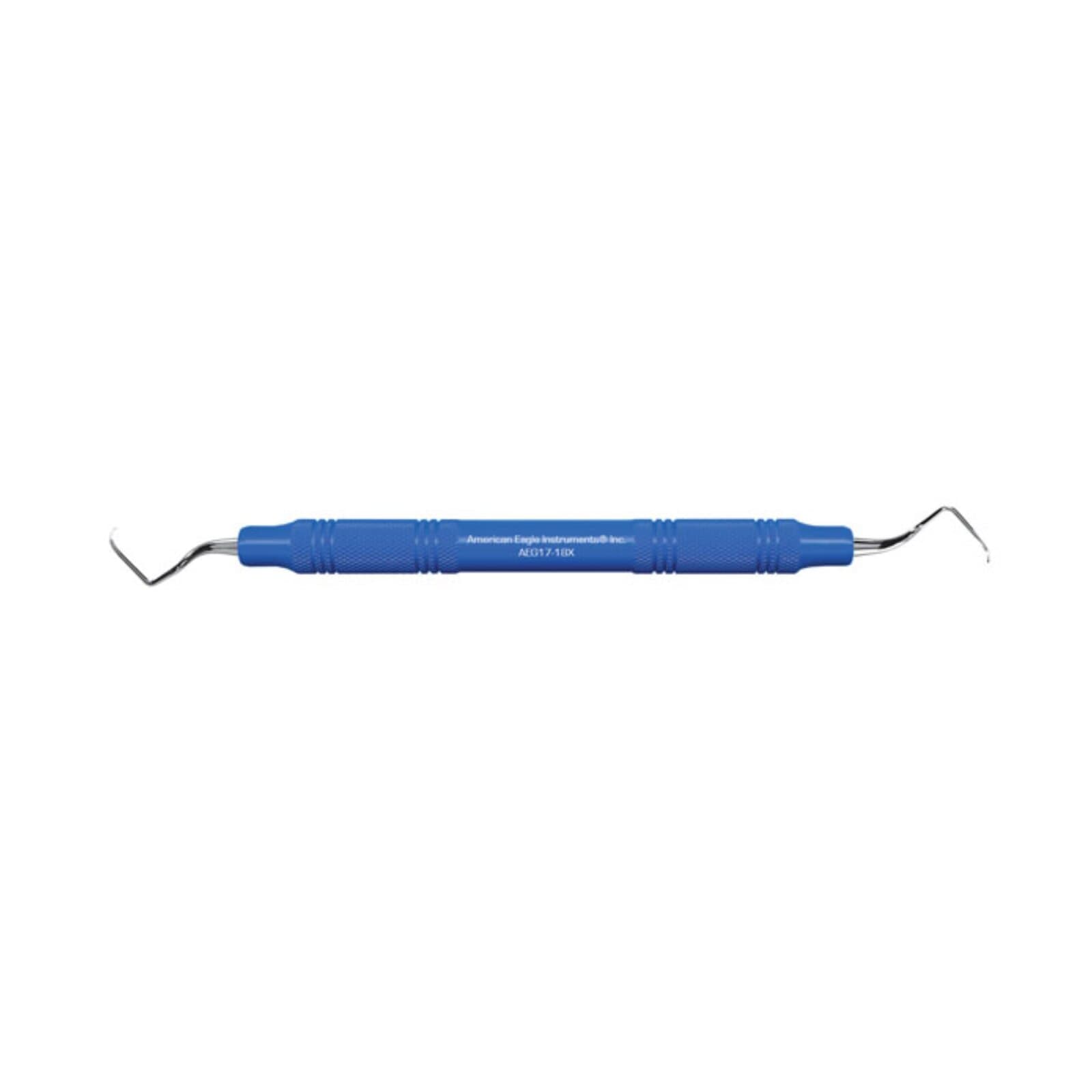 American Eagle Gracey Curette #17/18, Standard, Double End, EagleLite Resin Blue Handle, AEG17-18X thumbnail 2